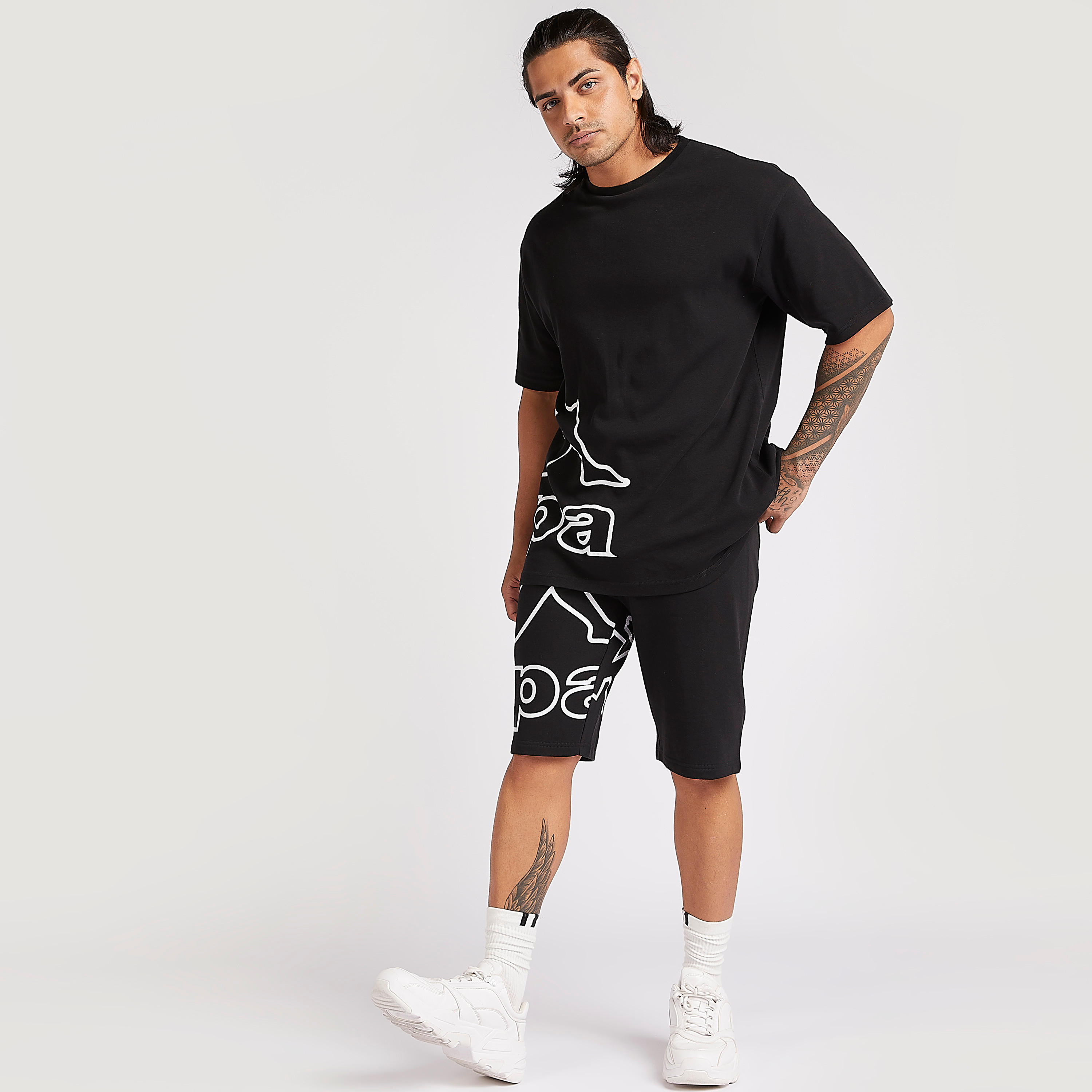 Kappa Printed Shorts with Drawstring Closure-men-clothing-sportswearandactivewear-bottoms-image-5