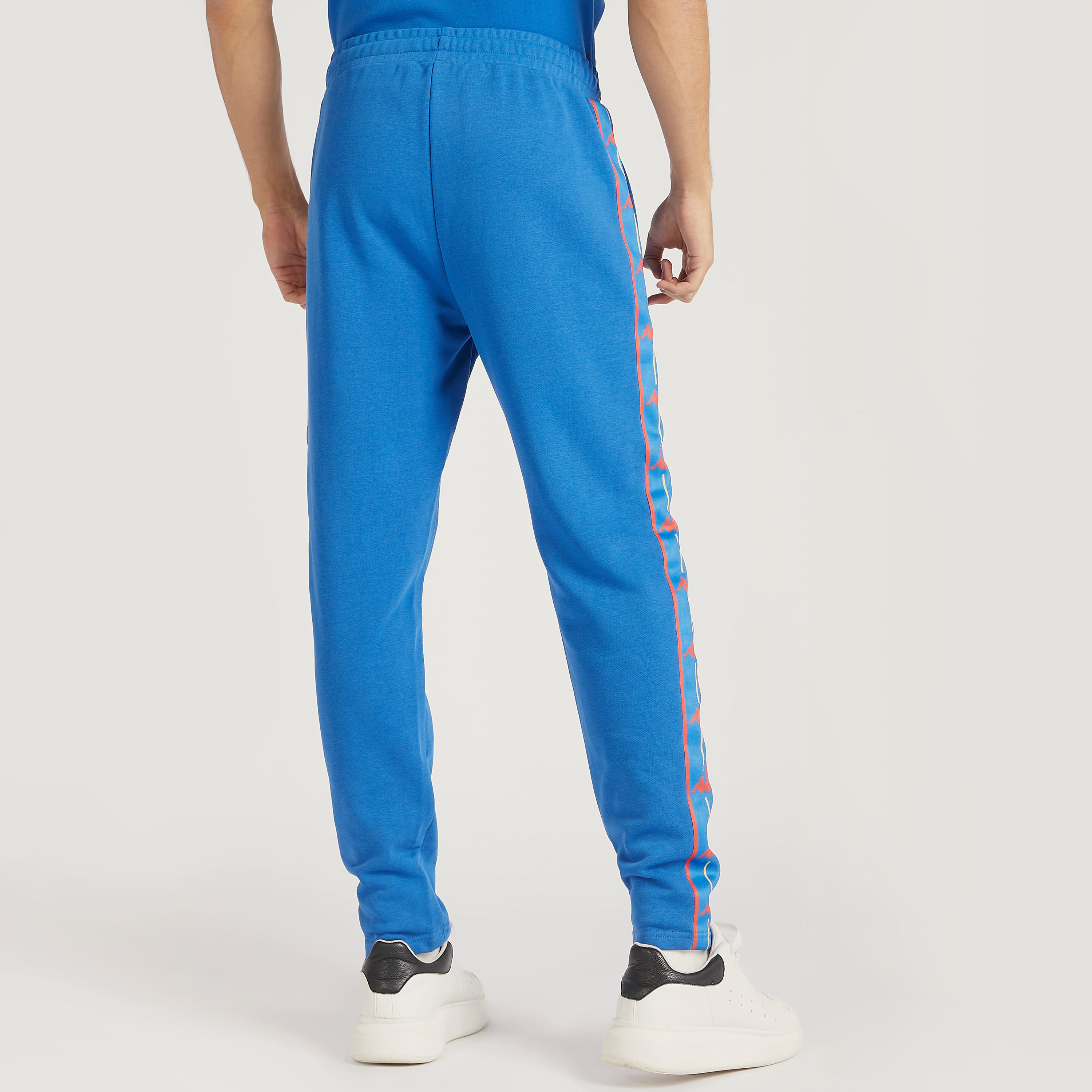 Kappa Solid Track Pants with Elasticated Waistband-men-clothing-sportswearandactivewear-tracksuits-image-4