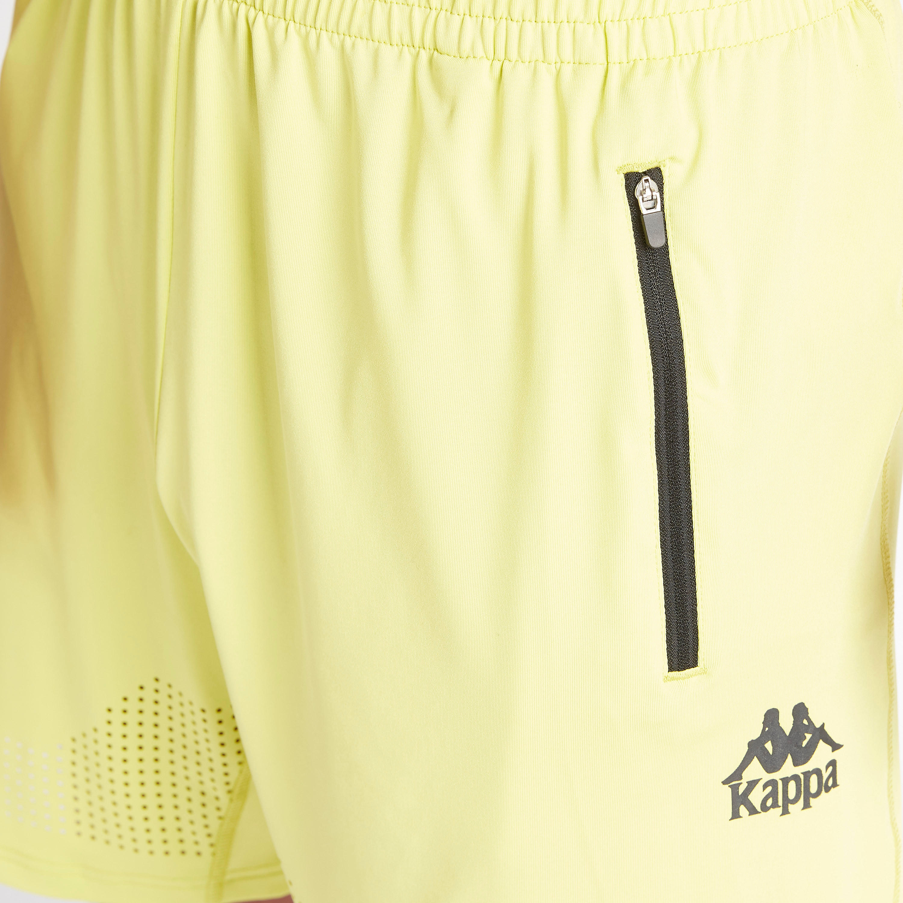 شورت سادة بخصر مطاطي وجيوب من كابا-men-clothing-sportswearandactivewear-bottoms-image-3