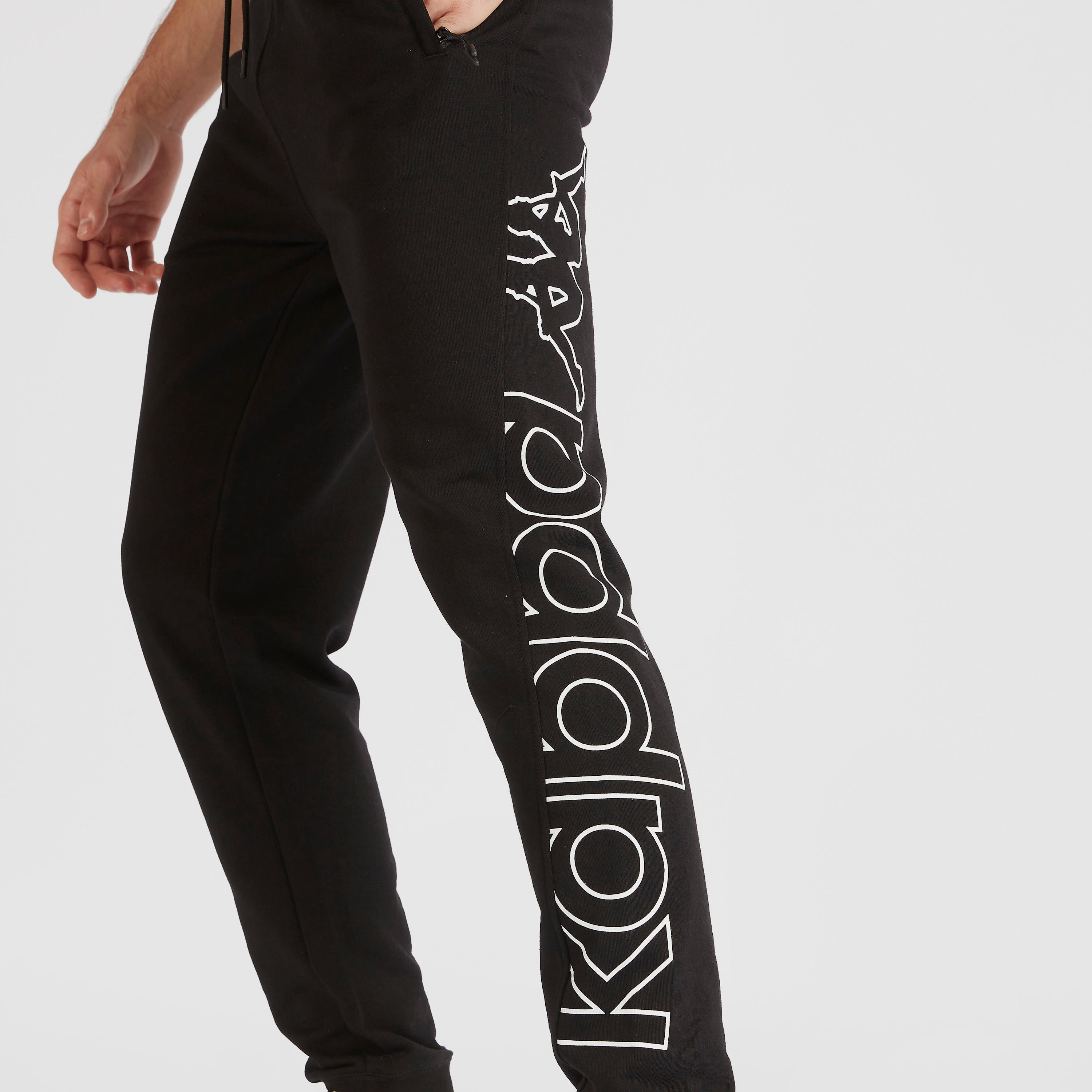 بنطلون رياضي برباط وجيوب وطبعات من كابا-men-clothing-sportswearandactivewear-tracksuits-image-2
