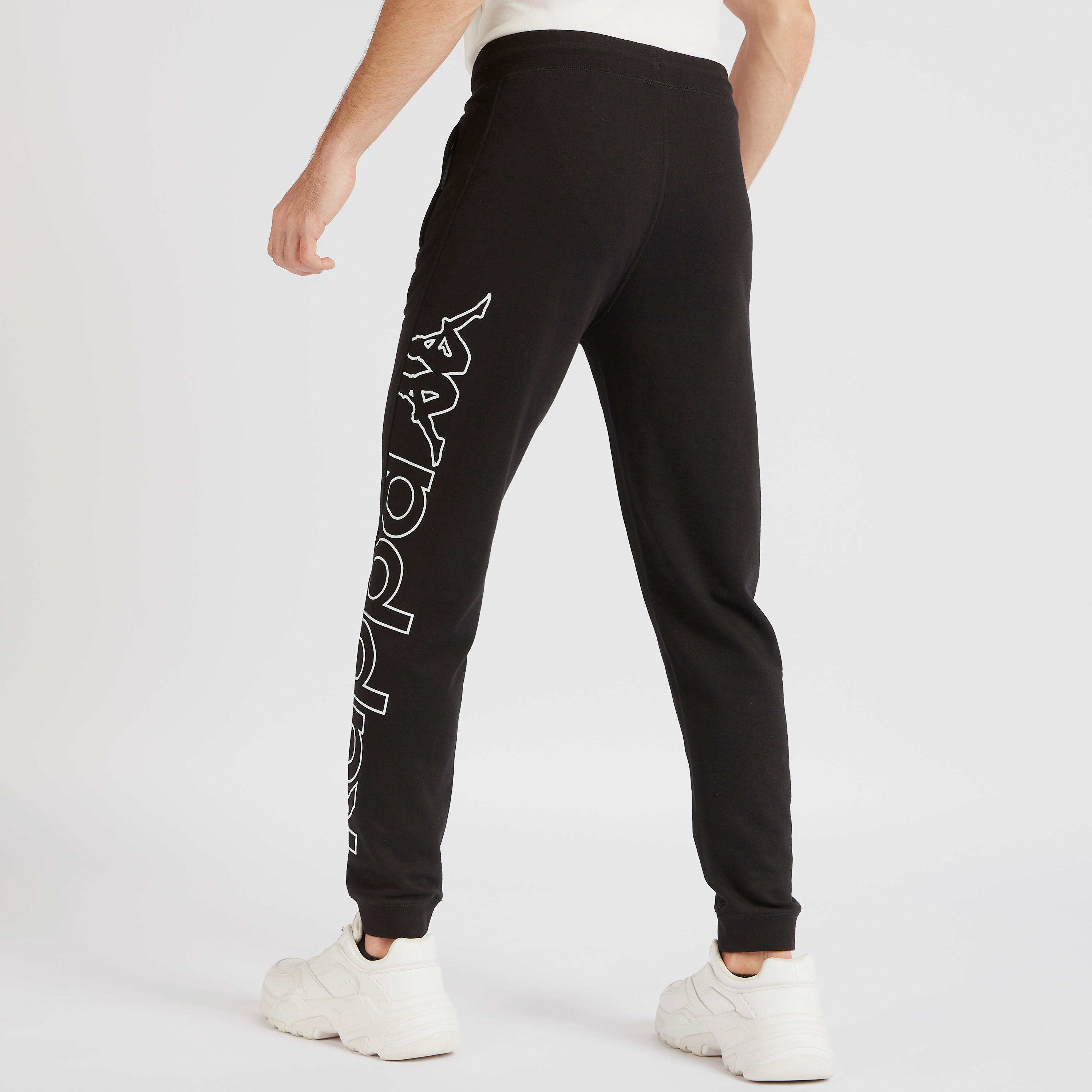 بنطلون رياضي برباط وجيوب وطبعات من كابا-men-clothing-sportswearandactivewear-tracksuits-image-1