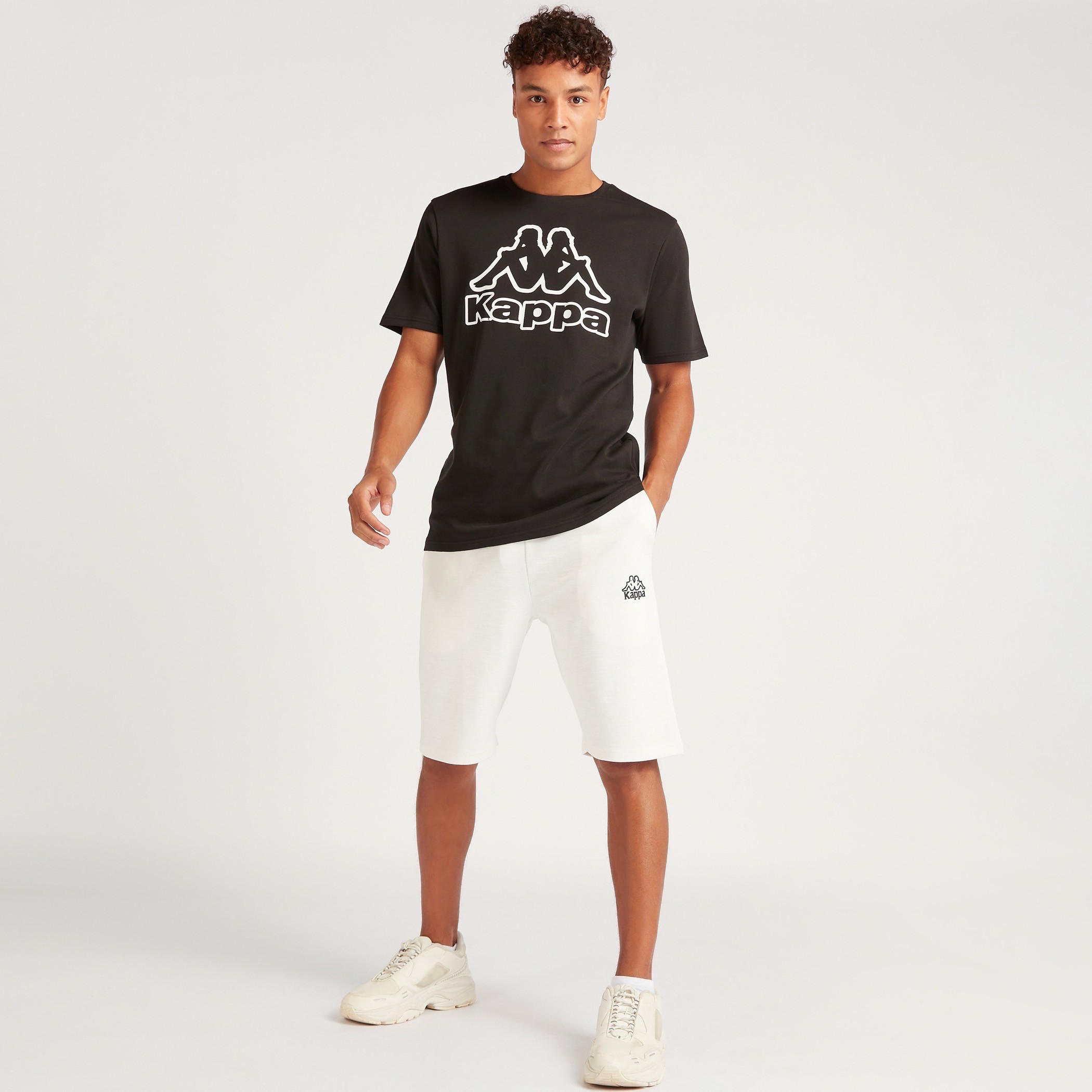 Kappa Solid Shorts with Drawstring and Pockets-men-clothing-sportswearandactivewear-bottoms-image-2