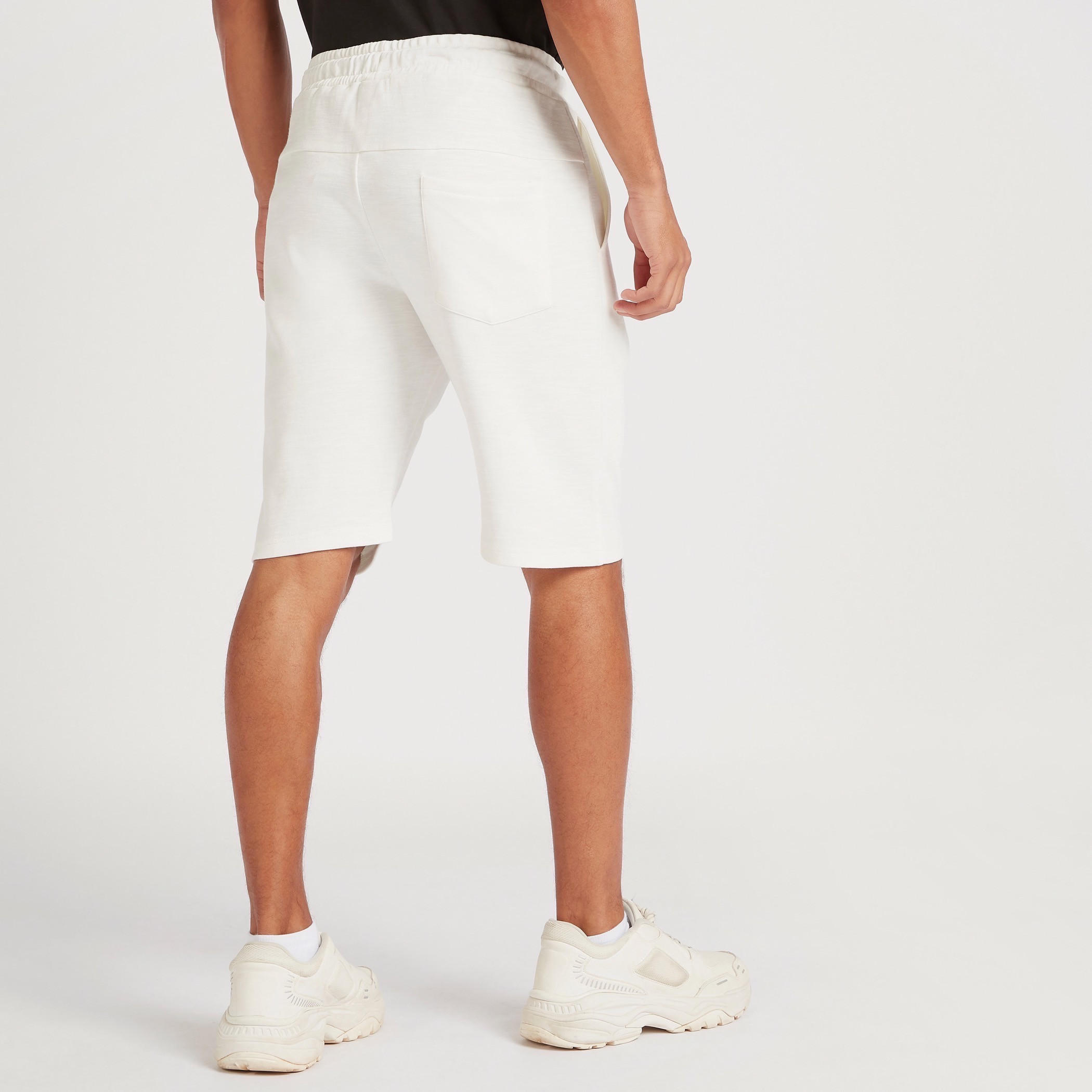 Kappa Solid Shorts with Drawstring and Pockets-men-clothing-sportswearandactivewear-bottoms-image-4