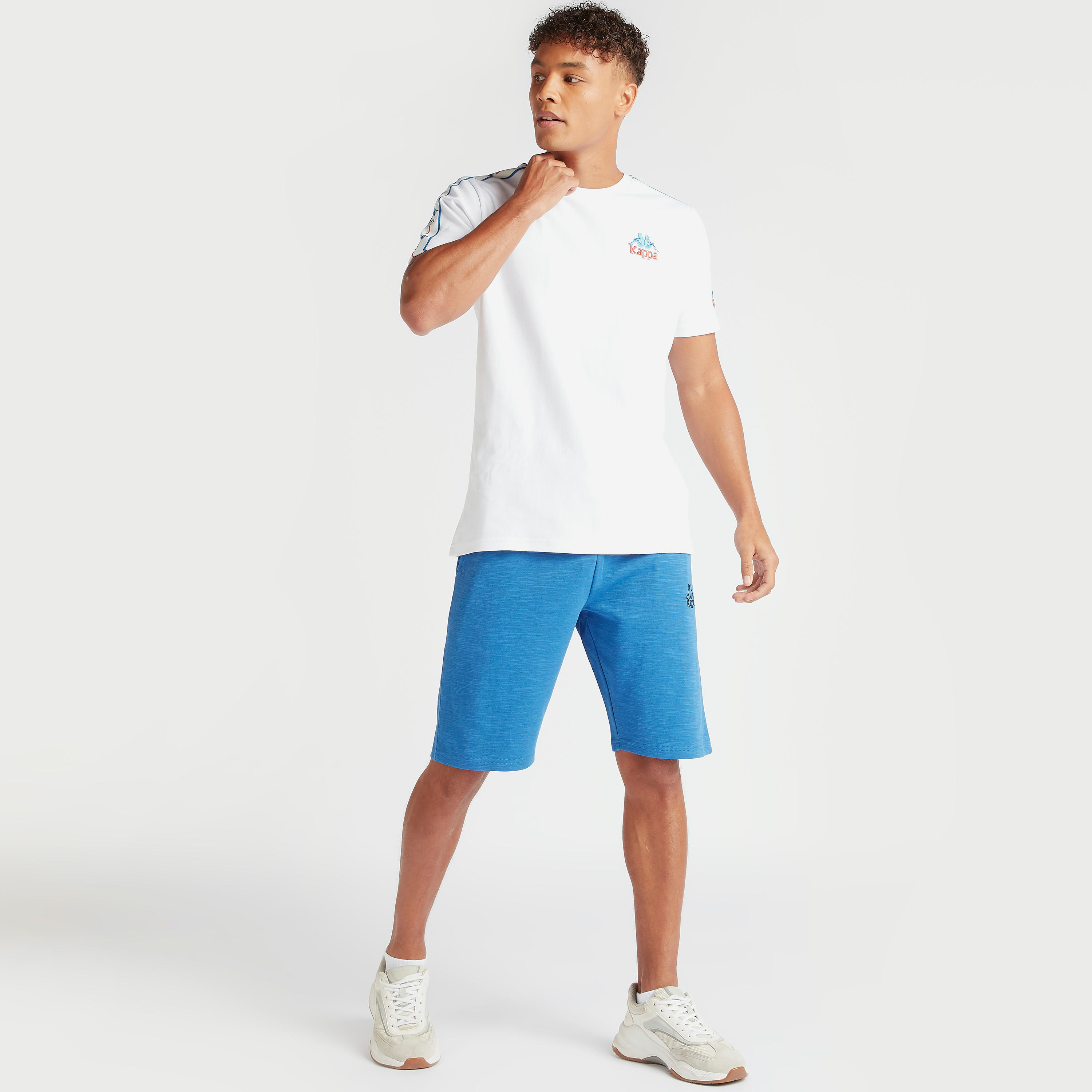Kappa Solid Shorts with Pockets and Drawstring Closure-men-clothing-sportswearandactivewear-bottoms-image-2