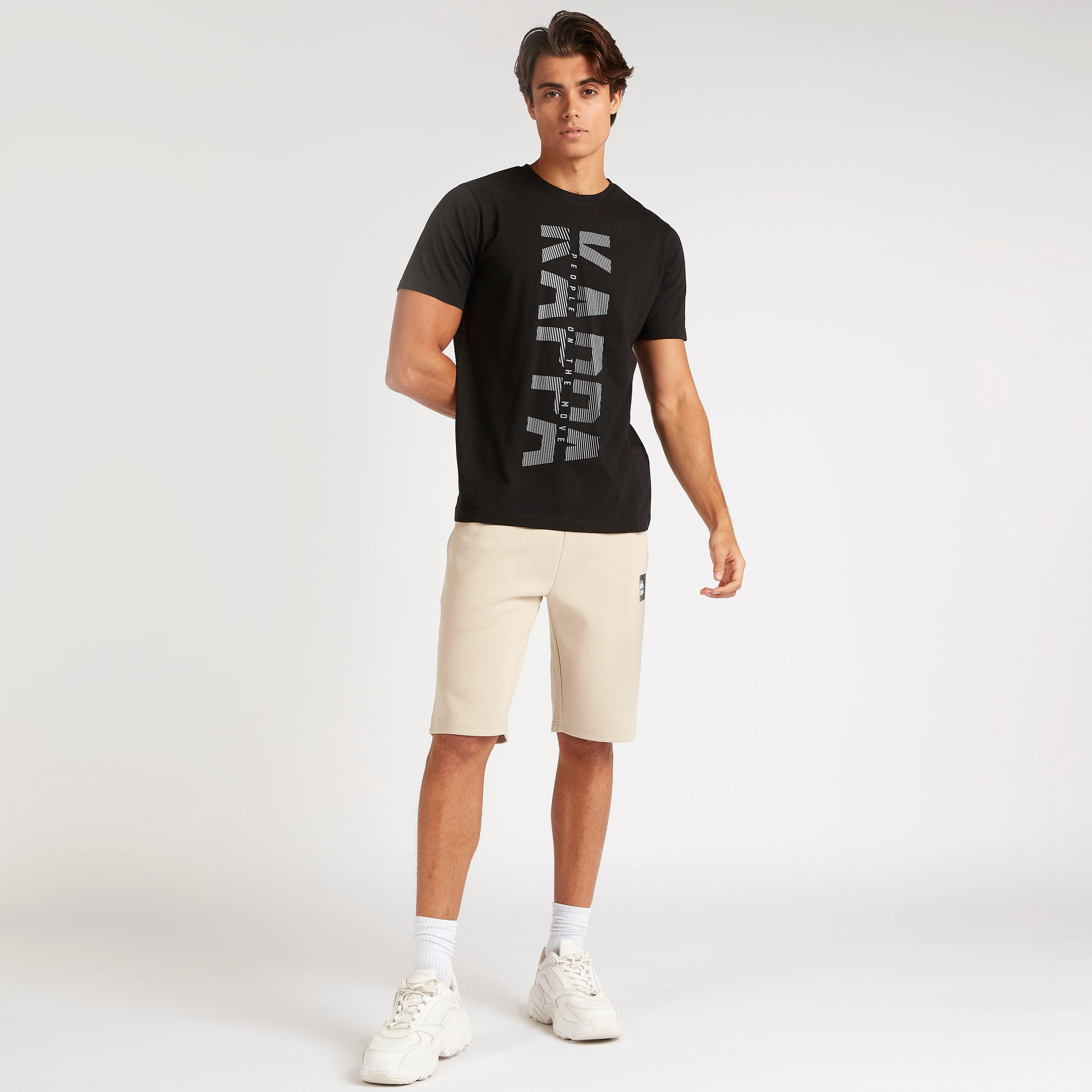 Kappa Typographic Print T-shirt with Short Sleeves-men-clothing-sportswearandactivewear-tshirtsandpolos-image-2