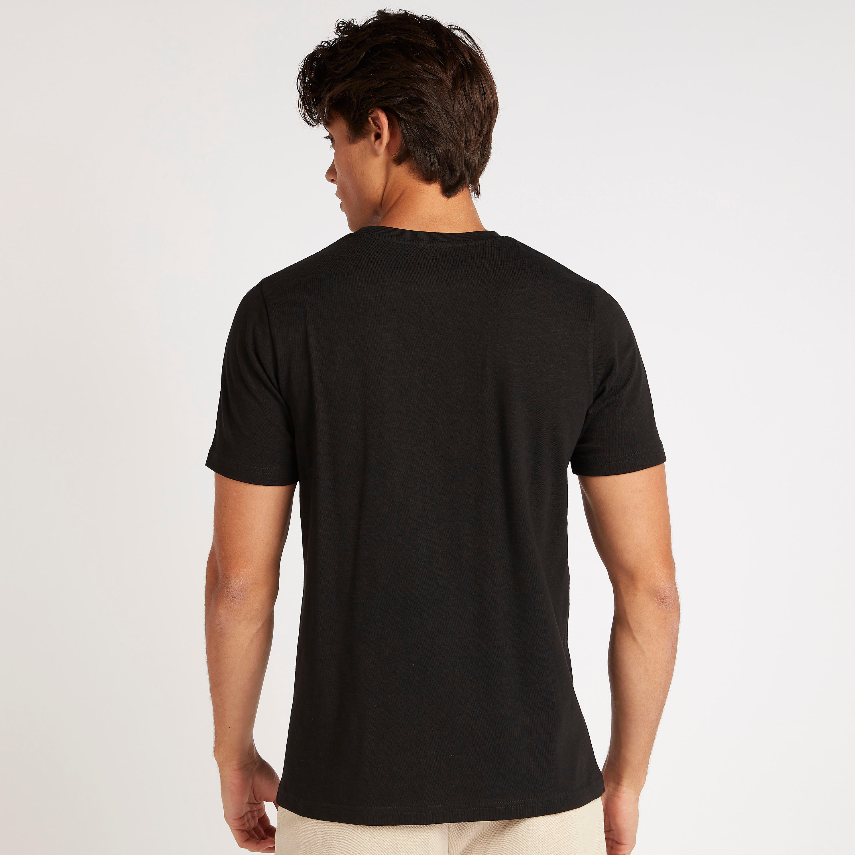 Kappa Typographic Print T-shirt with Short Sleeves-men-clothing-sportswearandactivewear-tshirtsandpolos-image-4