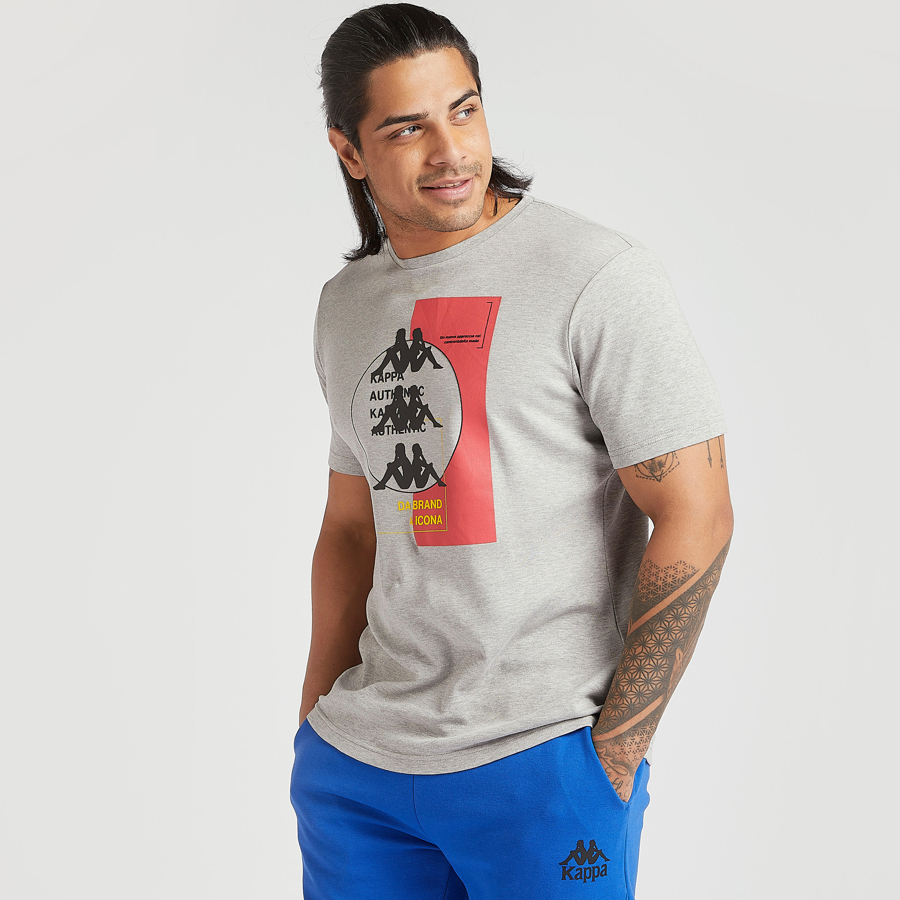 Kappa Printed Crew Neck T-shirt with Short Sleeves-men-clothing-sportswearandactivewear-tshirtsandpolos-image-1