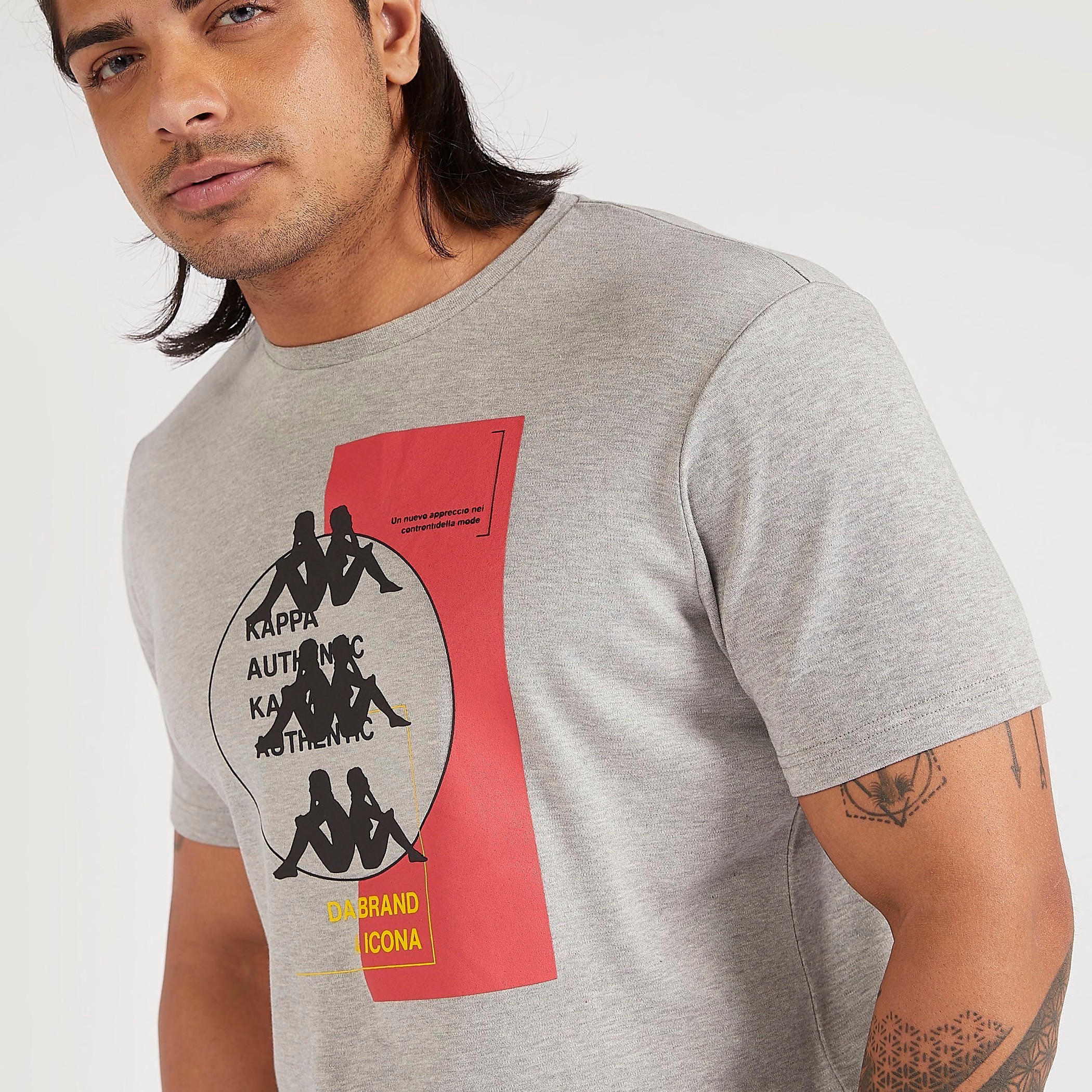 Kappa Printed Crew Neck T-shirt with Short Sleeves-men-clothing-sportswearandactivewear-tshirtsandpolos-image-3