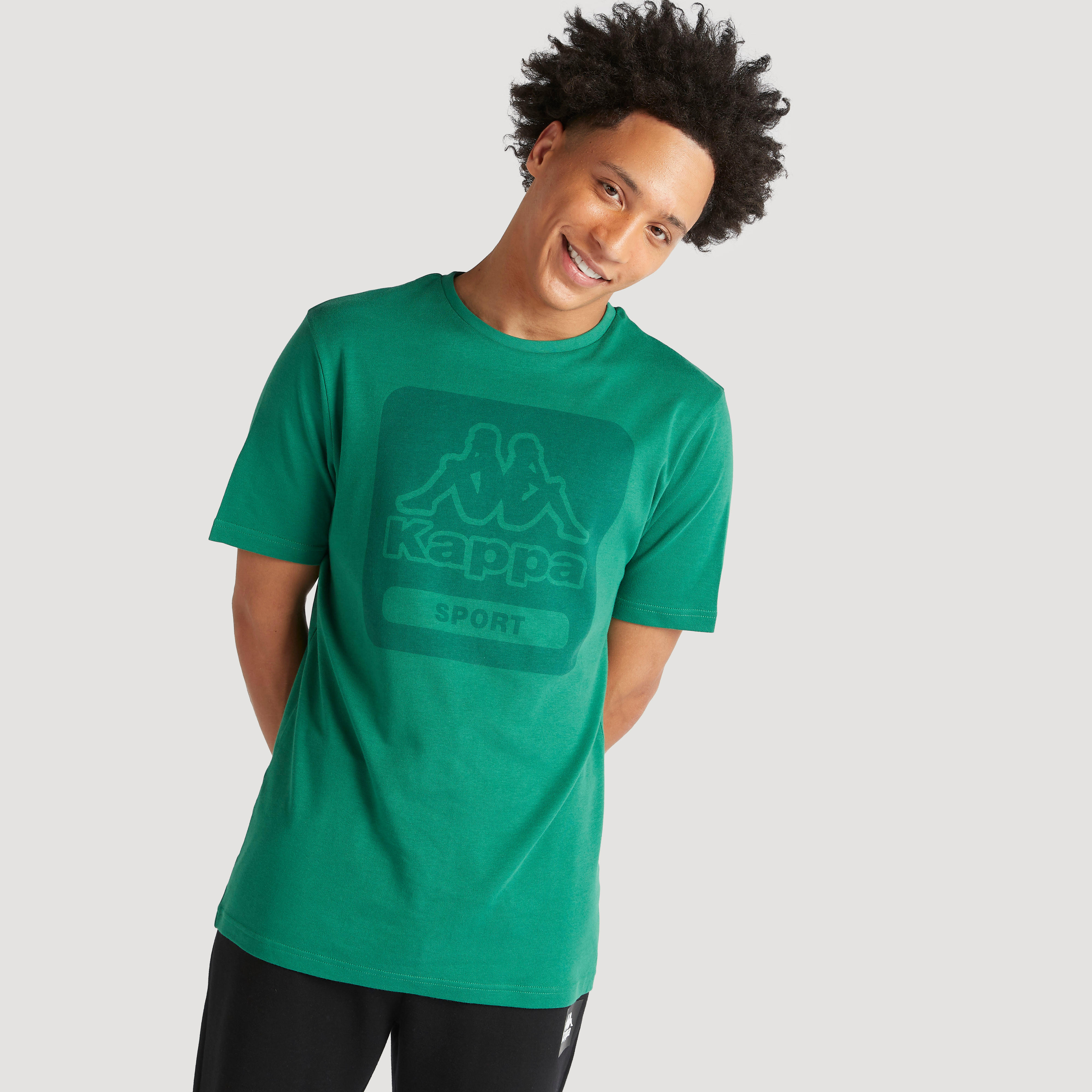 Kappa Graphic Print Crew Neck T-shirt with Short Sleeves-men-clothing-sportswearandactivewear-tshirtsandpolos-image-1