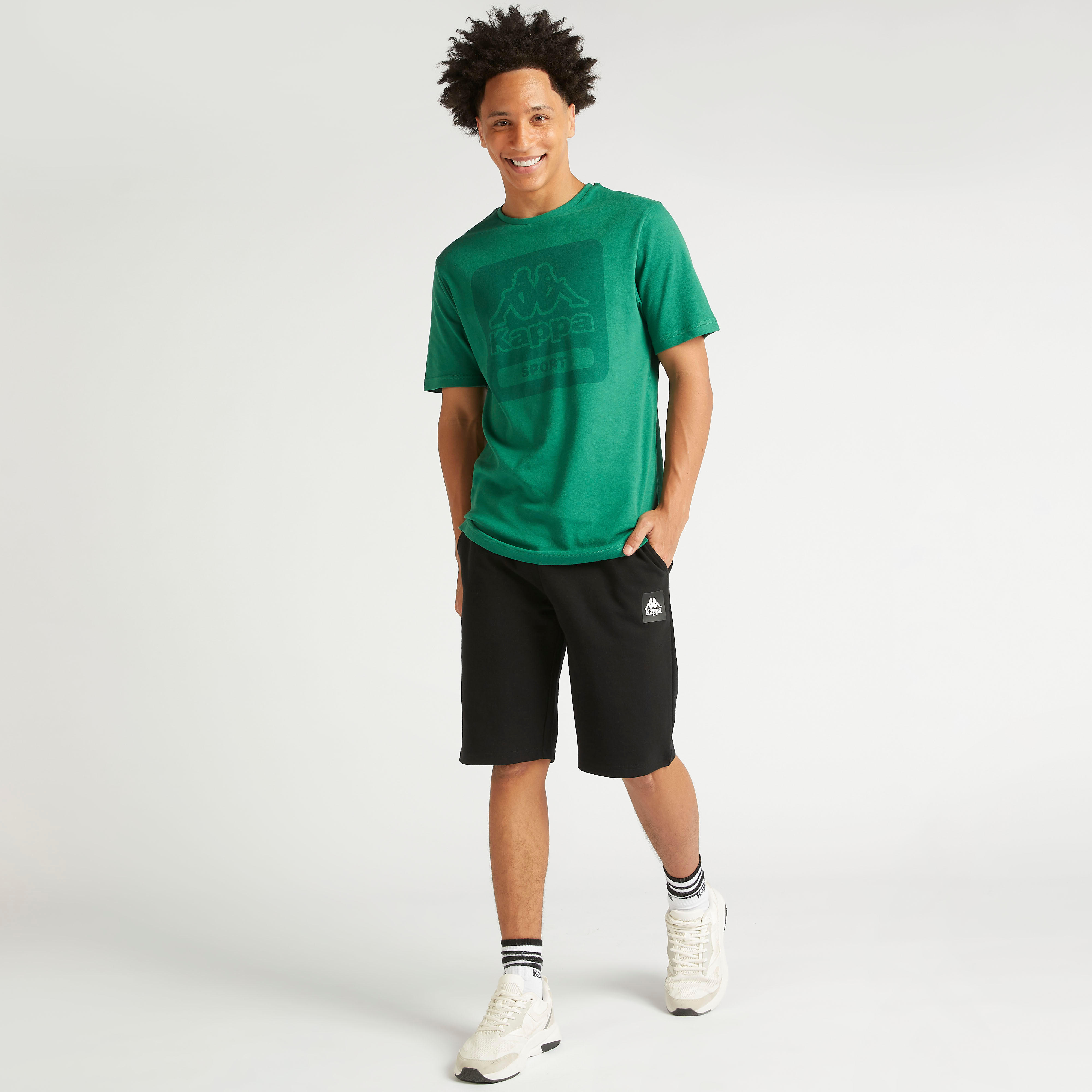 Kappa Graphic Print Crew Neck T-shirt with Short Sleeves-men-clothing-sportswearandactivewear-tshirtsandpolos-image-5
