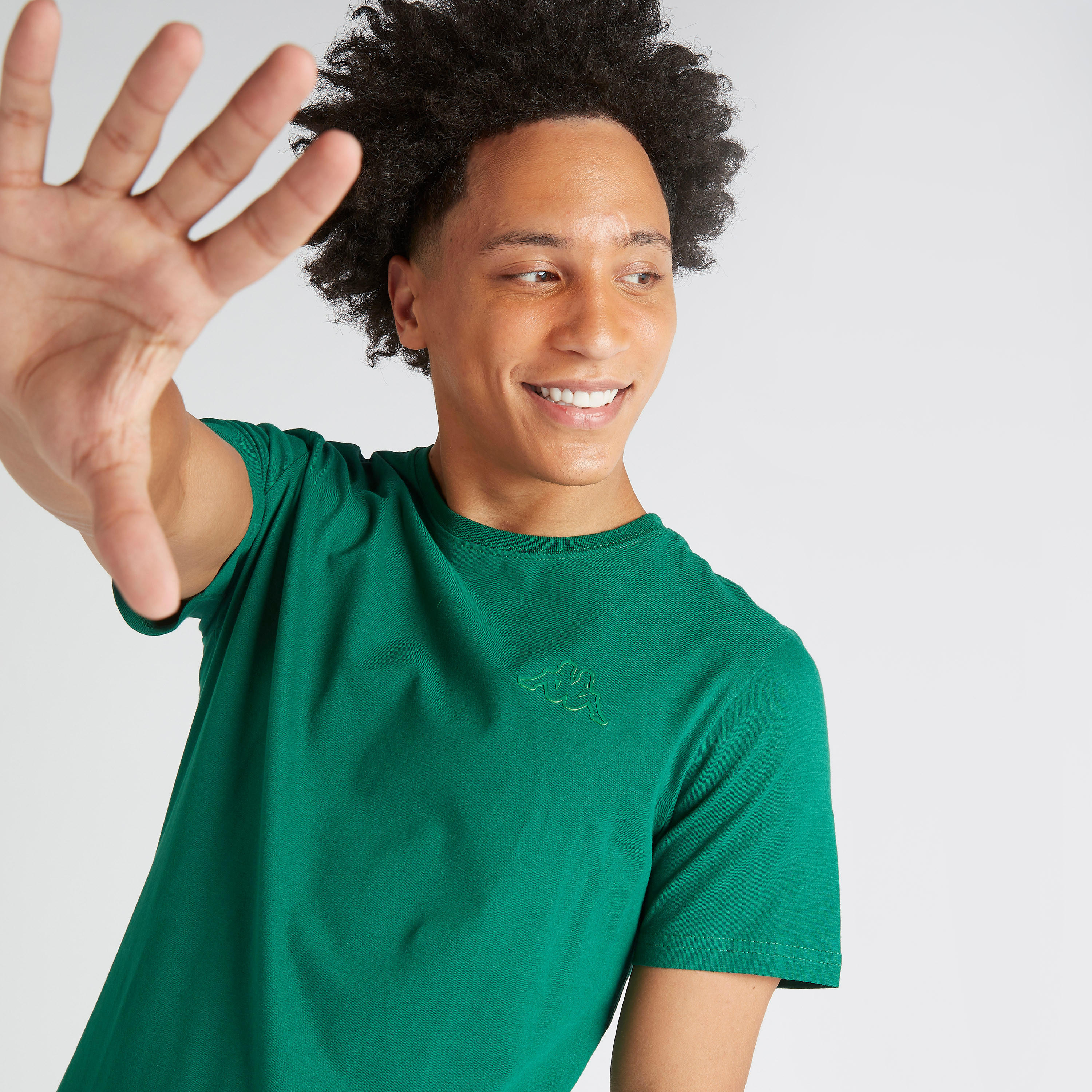 تيشيرت بياقة ضيّقة وأكمام قصيرة من كابا-men-clothing-sportswearandactivewear-tshirtsandpolos-image-5