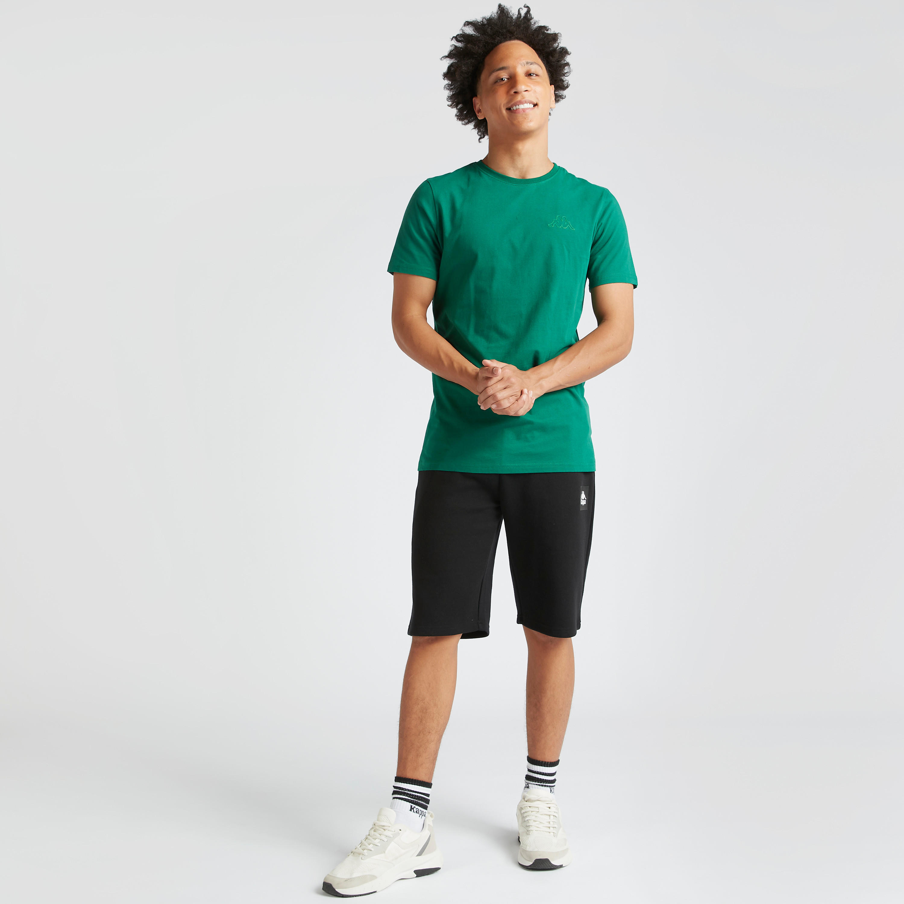 تيشيرت بياقة ضيّقة وأكمام قصيرة من كابا-men-clothing-sportswearandactivewear-tshirtsandpolos-image-3
