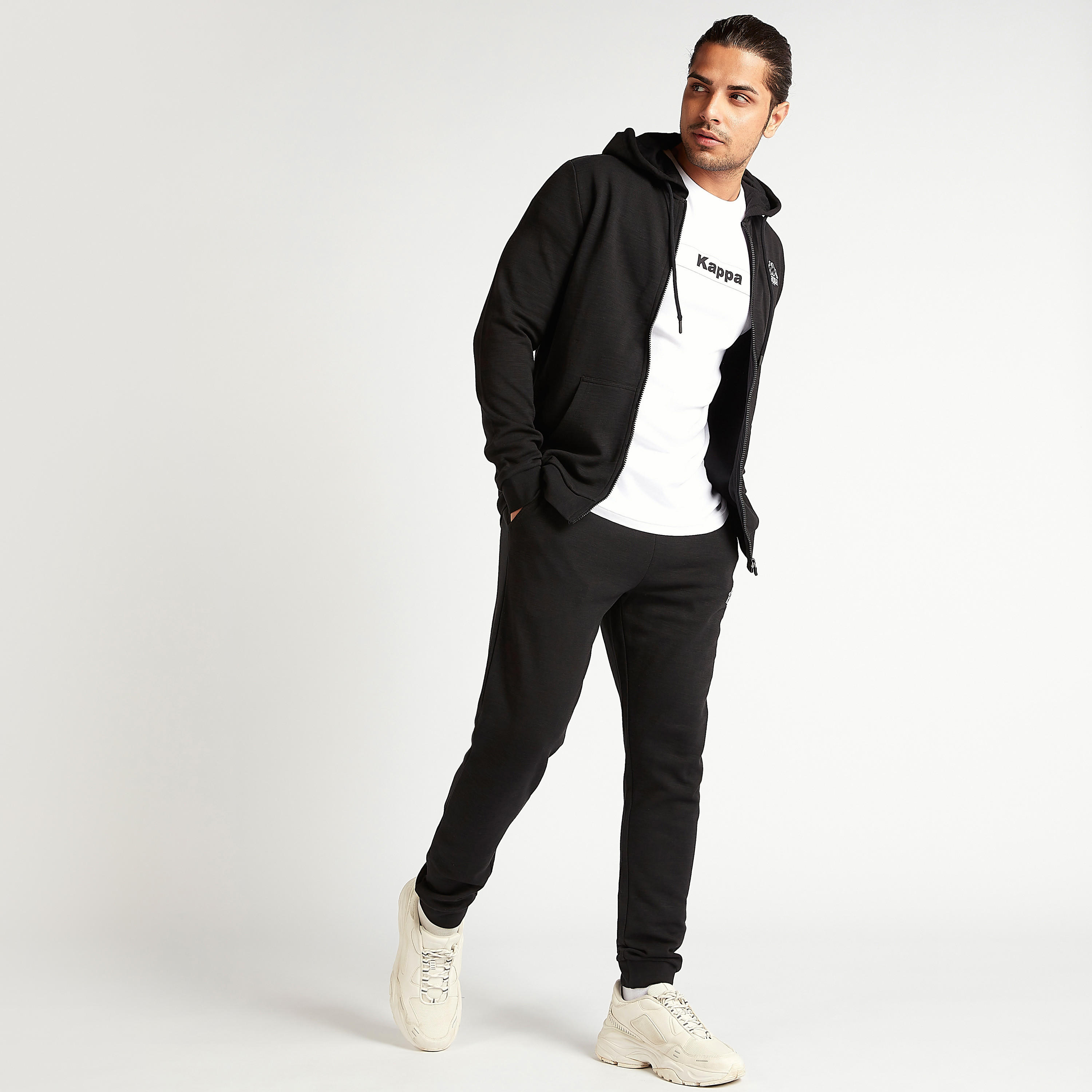 Kappa Logo Detailed Joggers with Drawstring Closure and Pockets-men-clothing-sportswearandactivewear-tracksuits-image-2