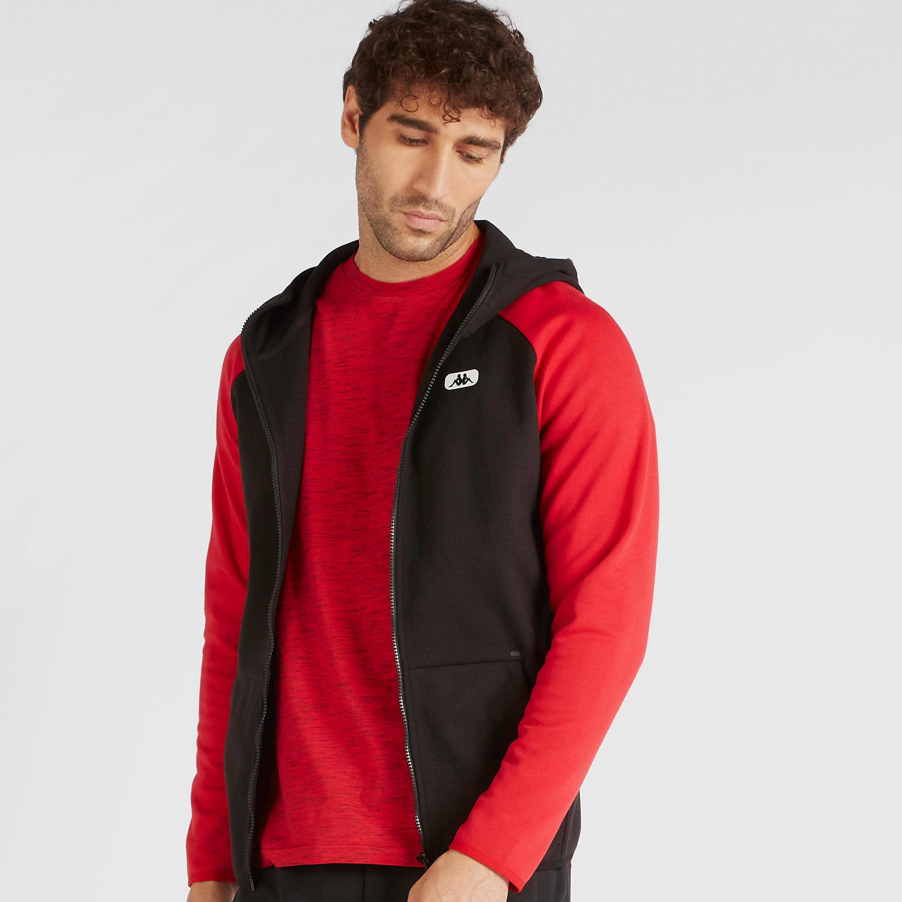 جاكيت بارز الملمس بسحّاب إغلاق وجيوب من كابا-men-clothing-jacketsandblazers-jackets-image-2
