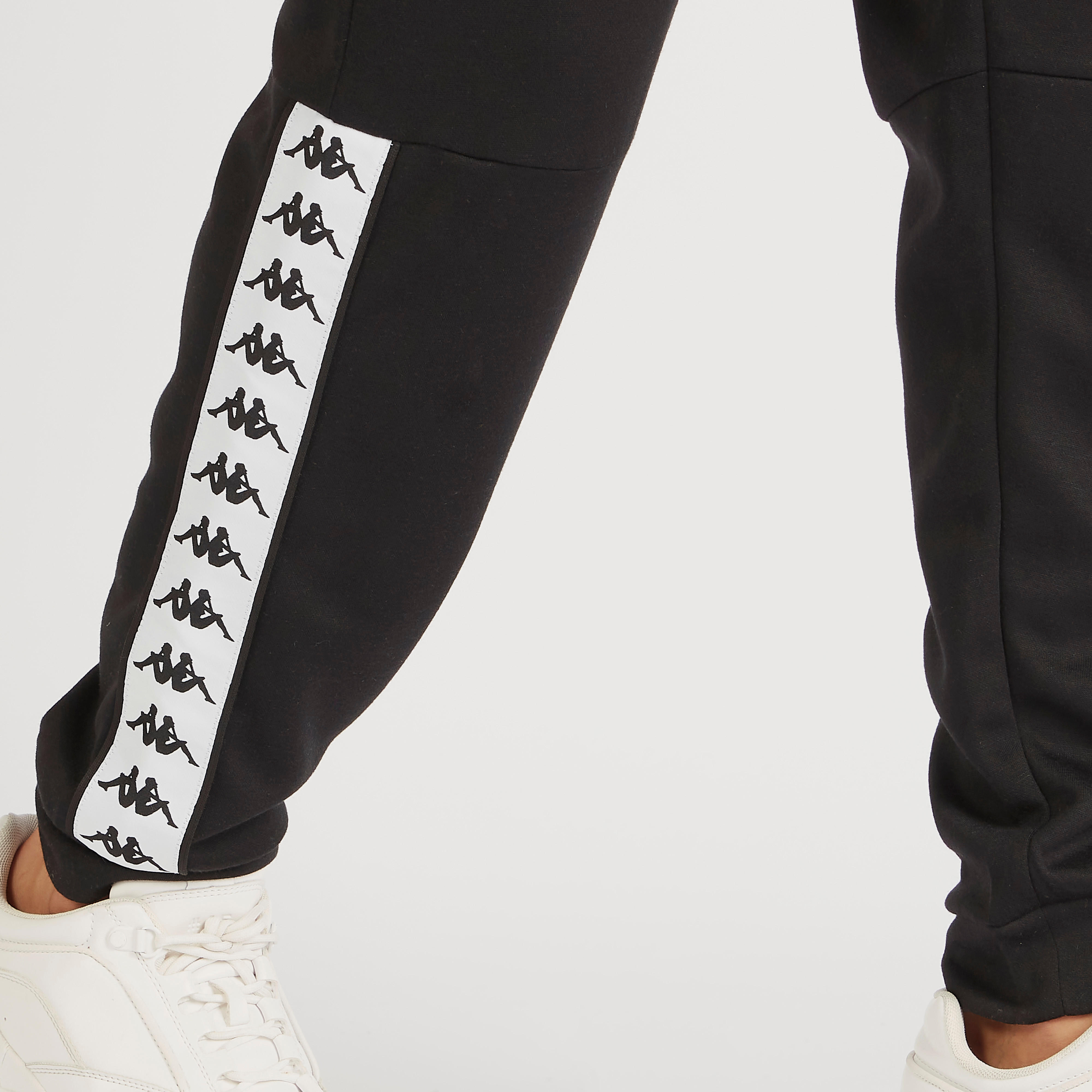 بنطلون رياضي سادة بتفاصيل شريطة ورباط إغلاق-men-clothing-sportswearandactivewear-tracksuits-image-5