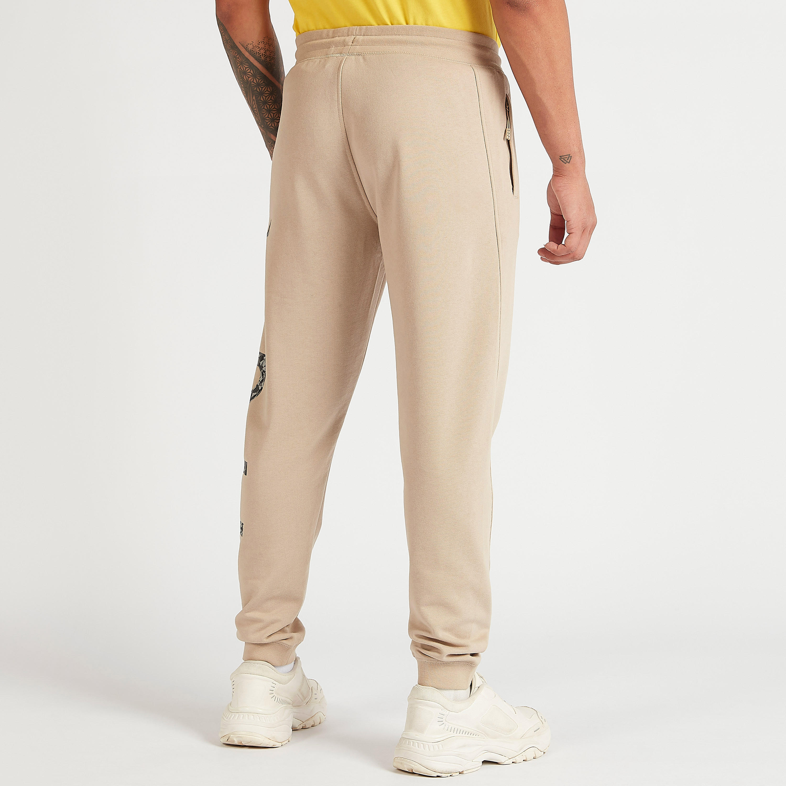 Kappa Logo Print Joggers with Drawstring Closure and Pockets-men-clothing-sportswearandactivewear-tracksuits-image-4