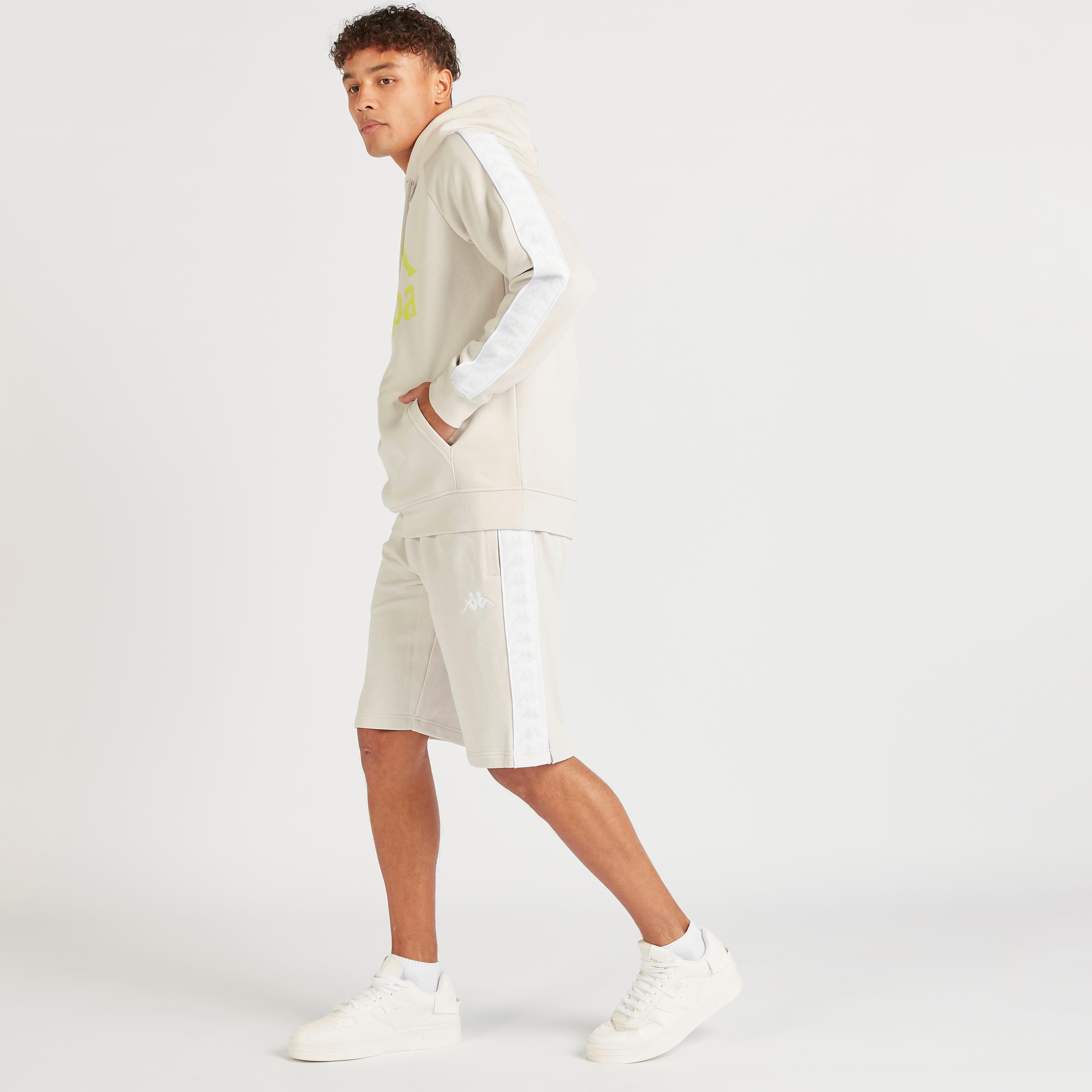 Kappa Logo Print Shorts with Drawstring Closure-men-clothing-sportswearandactivewear-bottoms-image-2