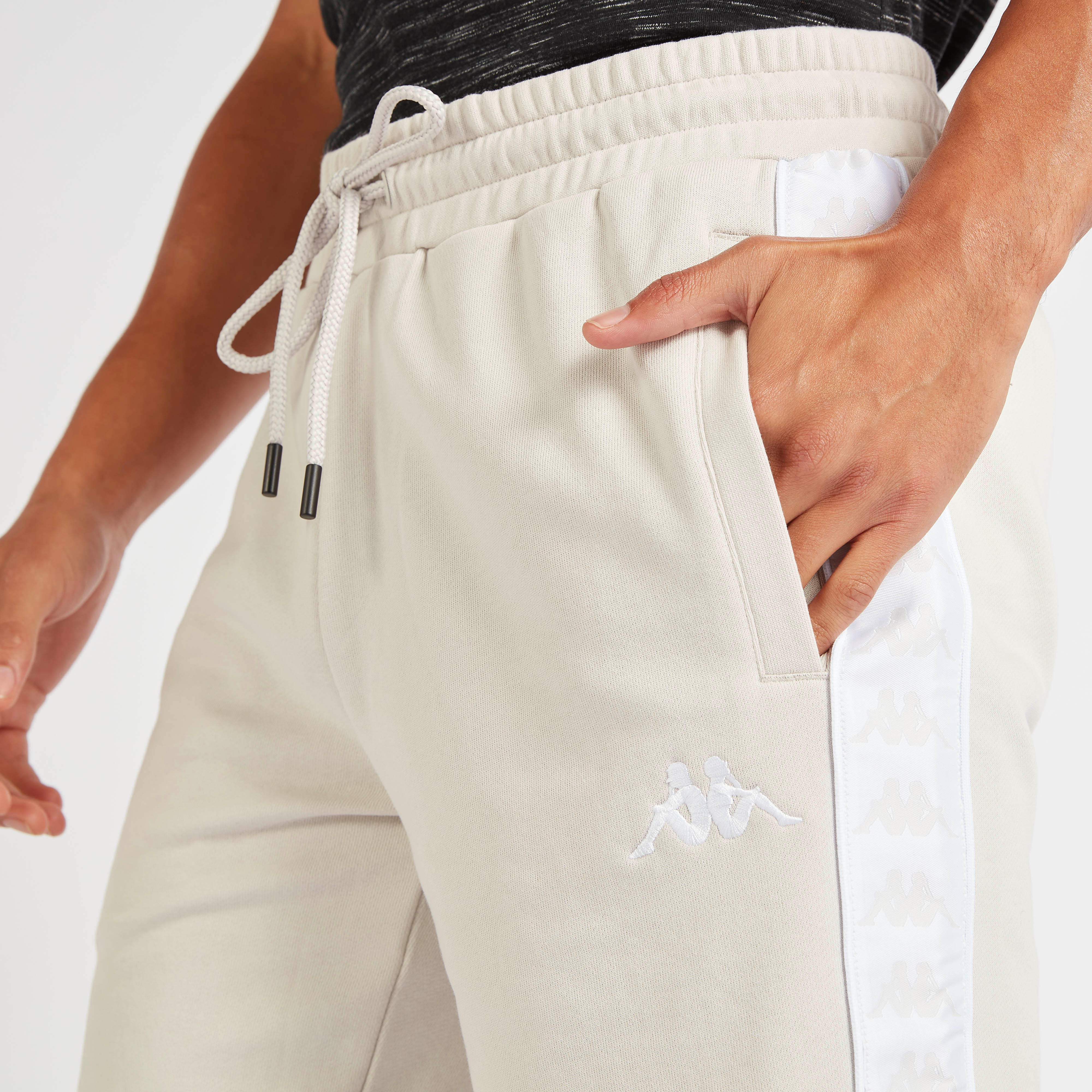 Kappa Logo Print Shorts with Drawstring Closure-men-clothing-sportswearandactivewear-bottoms-image-3