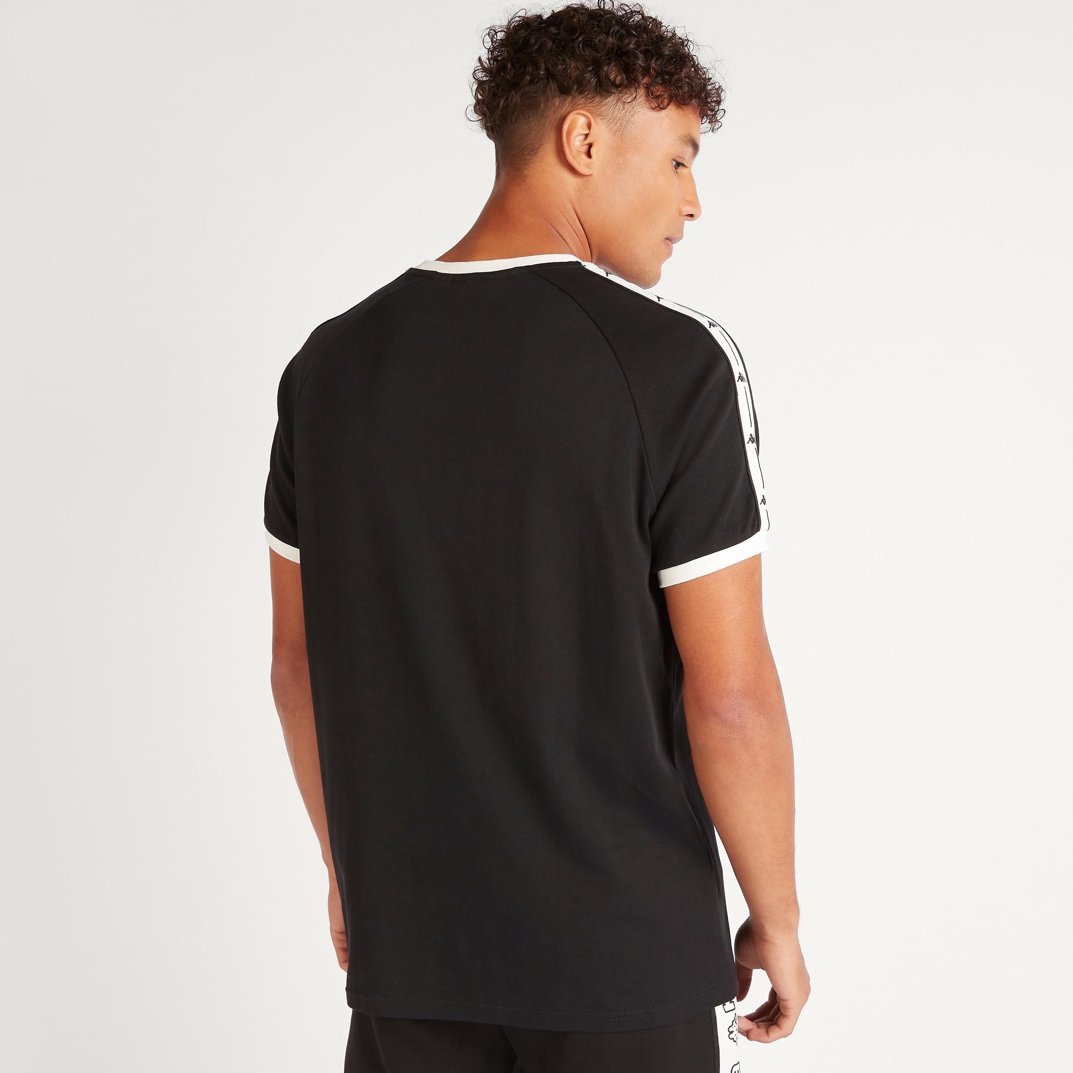 Kappa Crew Neck T-shirt with Short Sleeves and Tape Detail-men-clothing-sportswearandactivewear-tshirtsandpolos-image-4