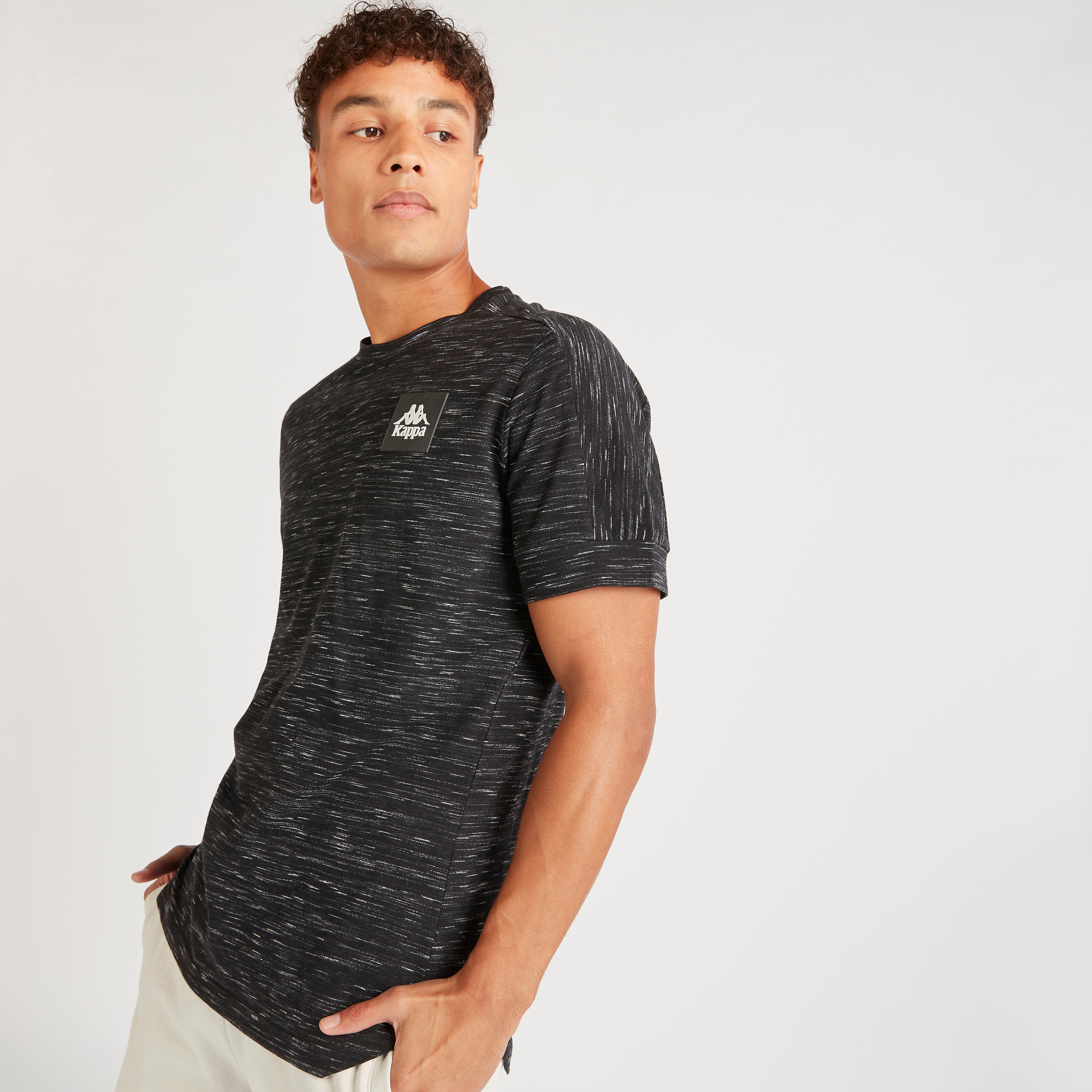 Kappa Crew Neck T-shirt with Short Sleeves-men-clothing-sportswearandactivewear-tshirtsandpolos-image-1