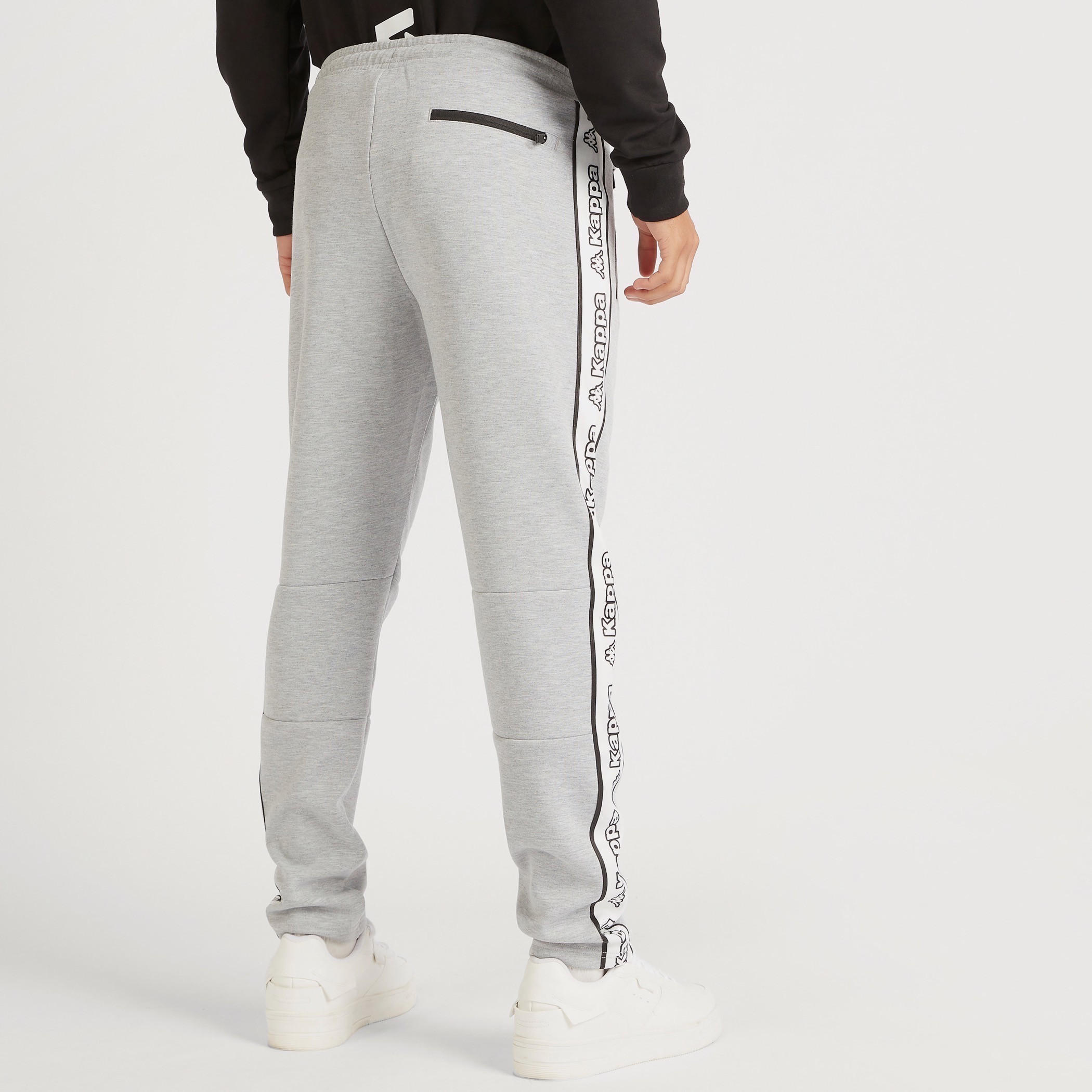 بنطلون رياضي بتفاصيل شريطة وطبعات شعار من كابا-men-clothing-sportswearandactivewear-tracksuits-image-4