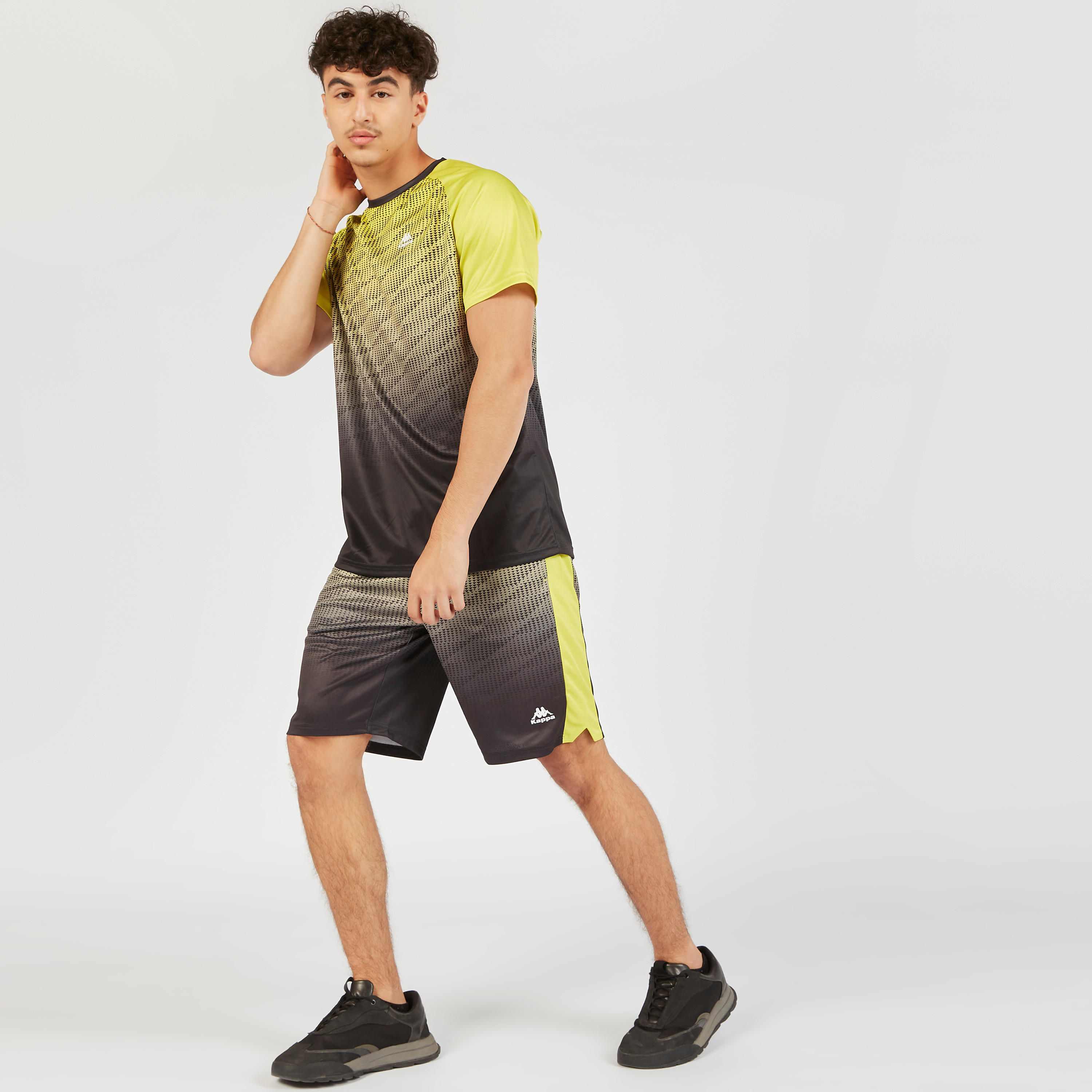 Kappa Printed Shorts with Elasticated Waistband and Pockets-men-clothing-sportswearandactivewear-bottoms-image-2