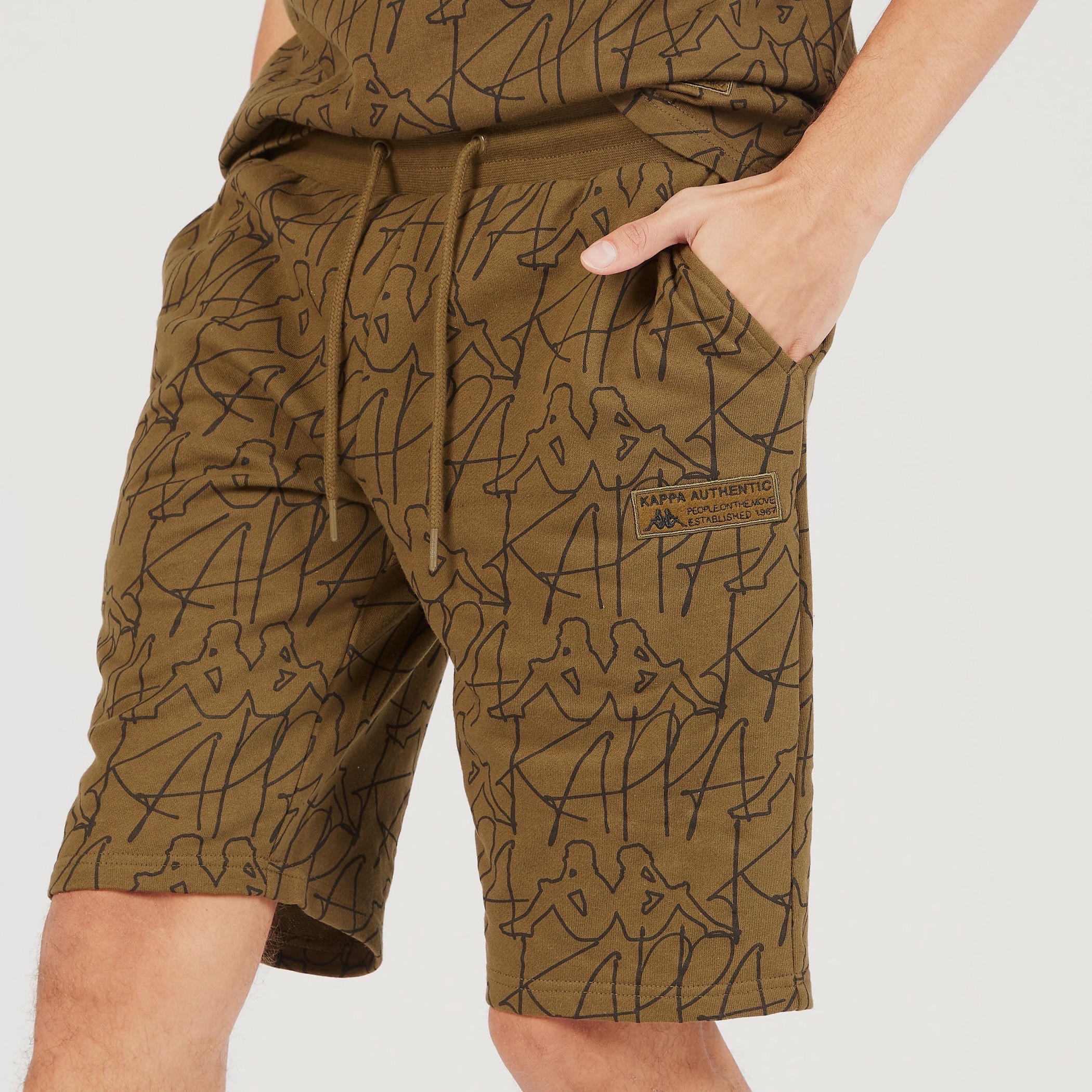 Kappa Printed Shorts with Drawstring Closure and Pockets-men-clothing-sportswearandactivewear-bottoms-image-3