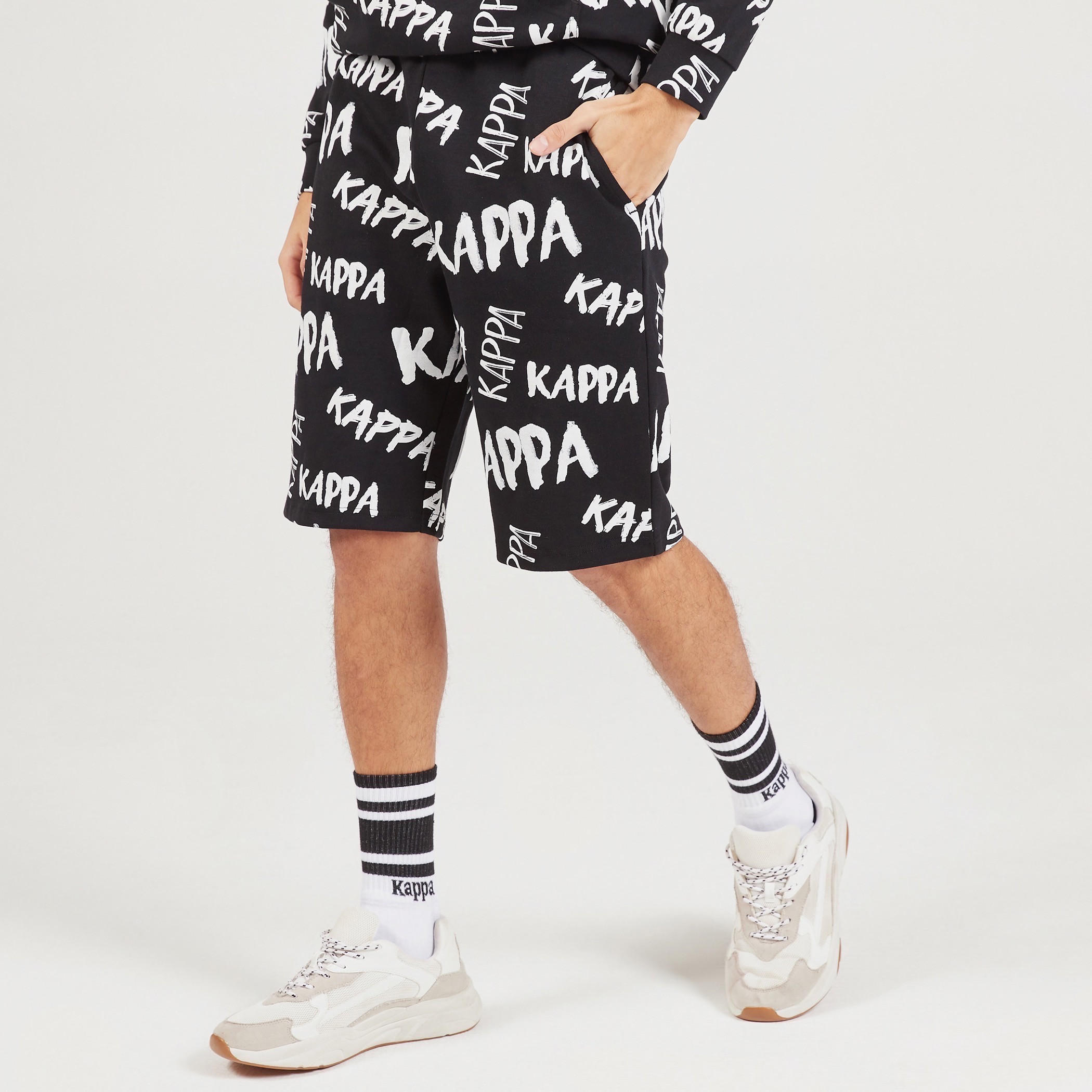 Kappa Printed Shorts with Elasticated Waistband and Pockets-men-clothing-sportswearandactivewear-bottoms-image-3