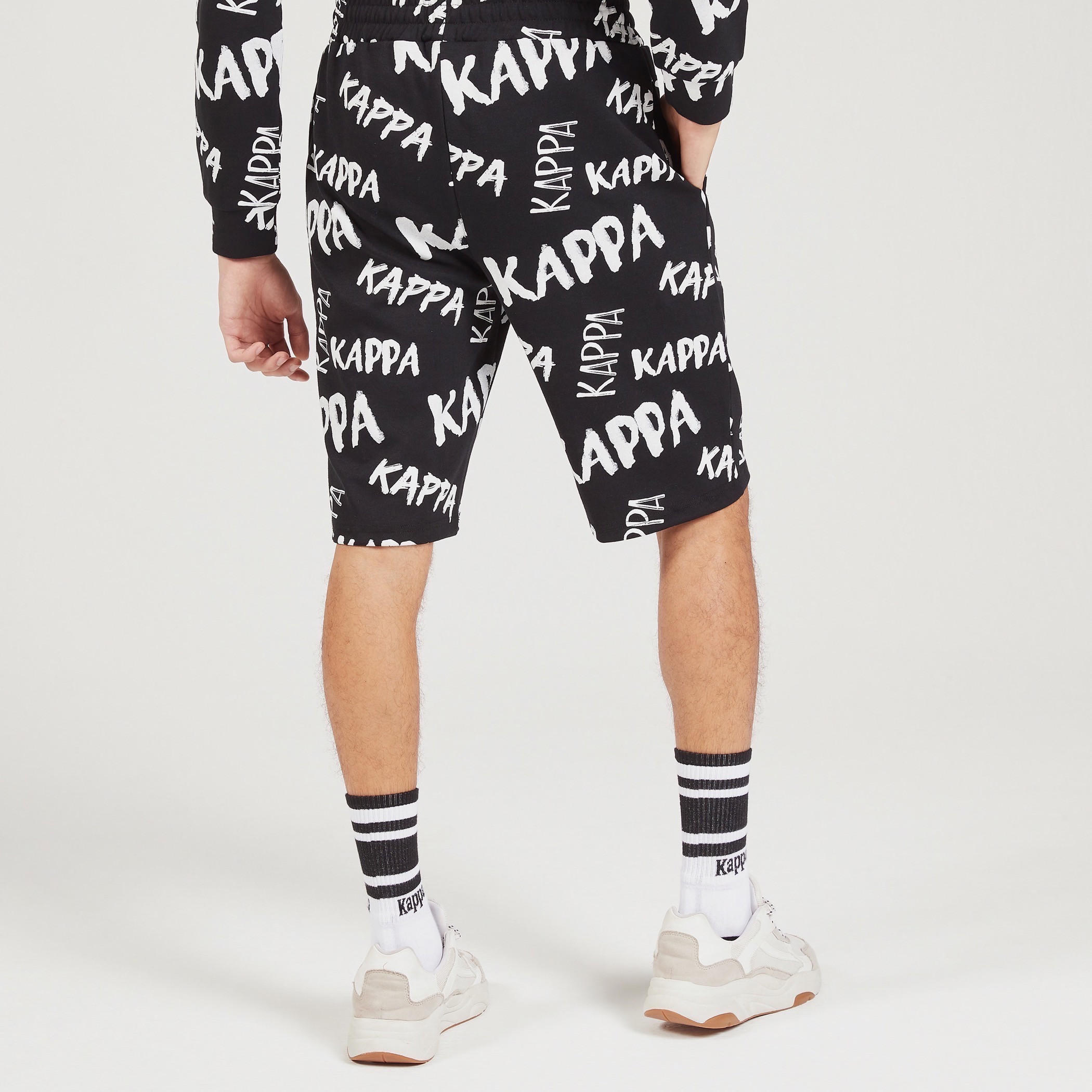 Kappa Printed Shorts with Elasticated Waistband and Pockets-men-clothing-sportswearandactivewear-bottoms-image-4