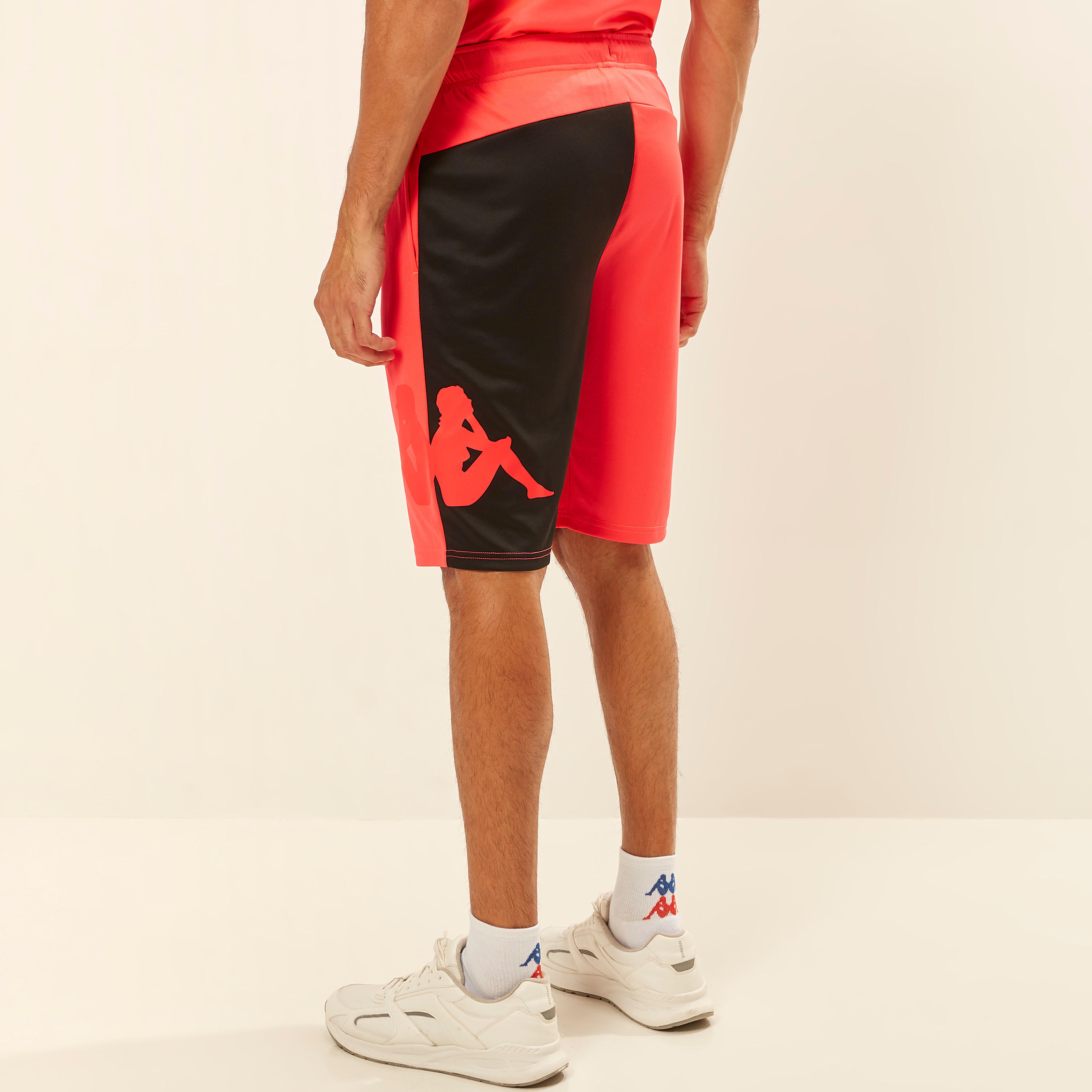 Kappa Printed Shorts with Pockets and Elasticated Waistband-men-clothing-sportswearandactivewear-bottoms-image-5