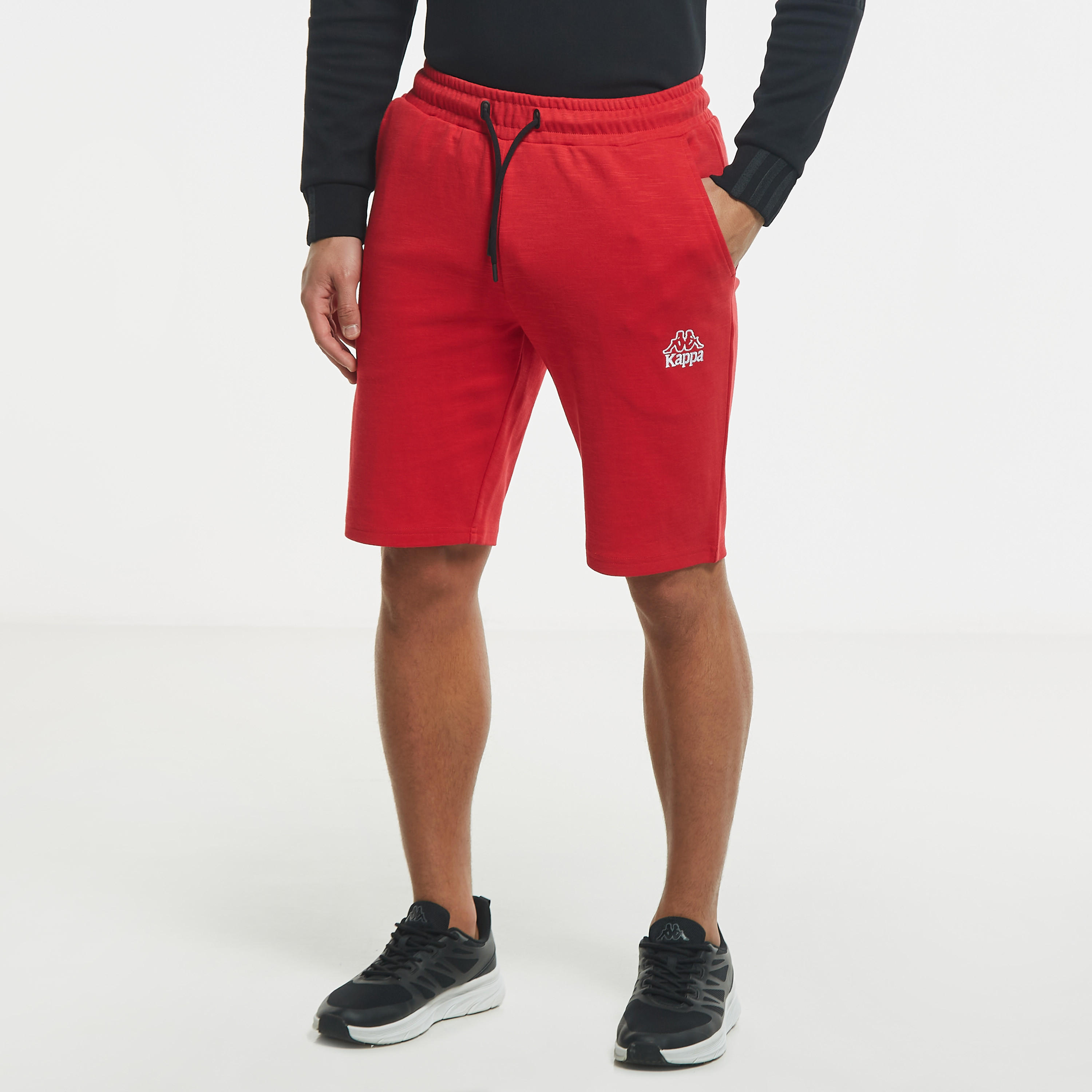 شورت برباط إغلاق وجيوب وطبعات من كابا-men-clothing-bottoms-shorts-image-1