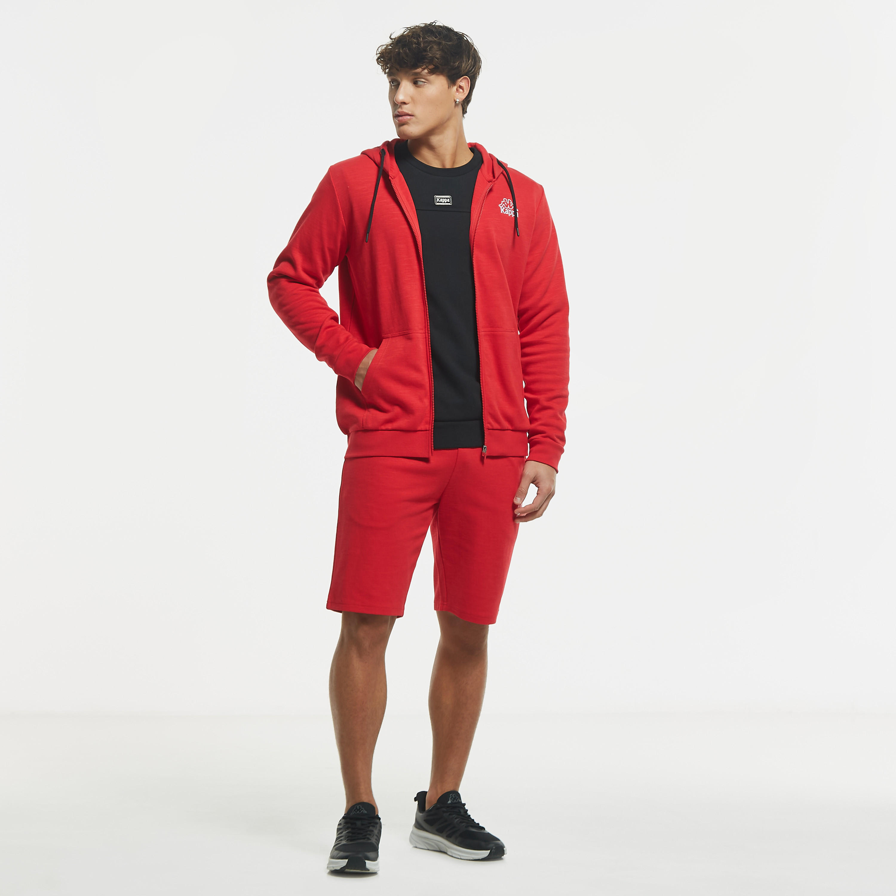 شورت برباط إغلاق وجيوب وطبعات من كابا-men-clothing-bottoms-shorts-image-2