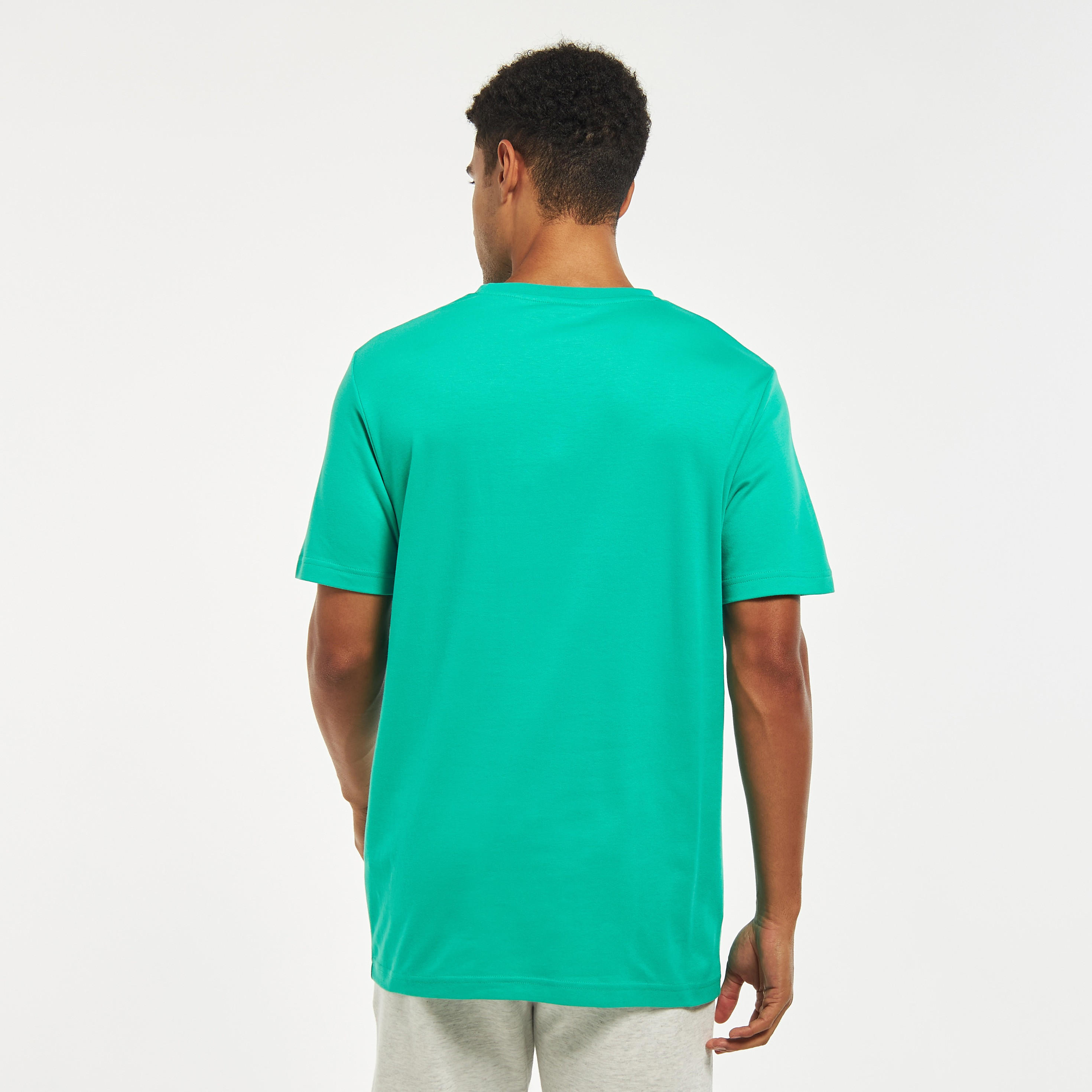 Kappa Logo Print T-shirt with Short Sleeves and Crew Neck-men-clothing-sportswearandactivewear-tshirtsandpolos-image-3