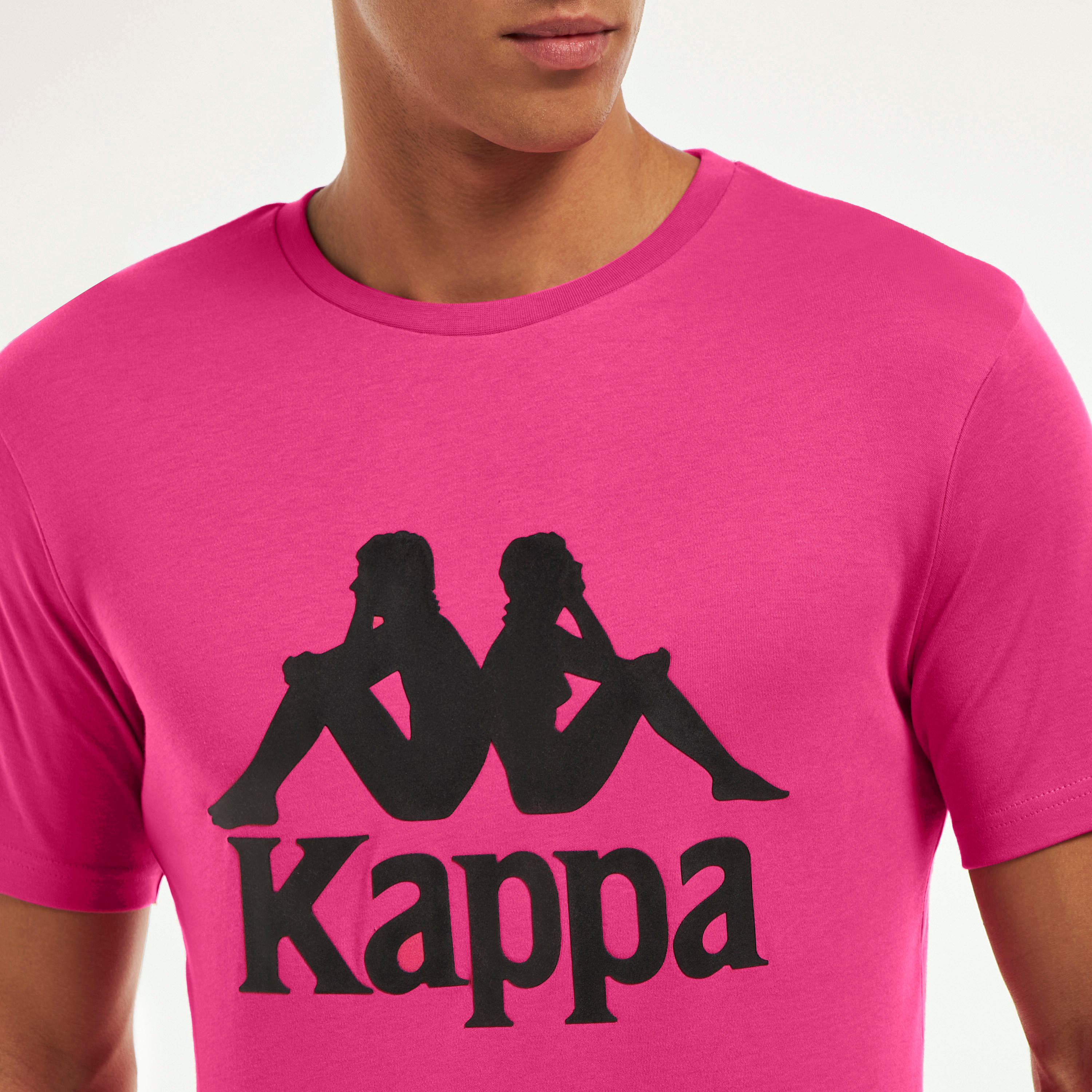 Kappa Logo Print T-shirt with Short Sleeves and Crew Neck-men-clothing-sportswearandactivewear-tshirtsandpolos-image-12