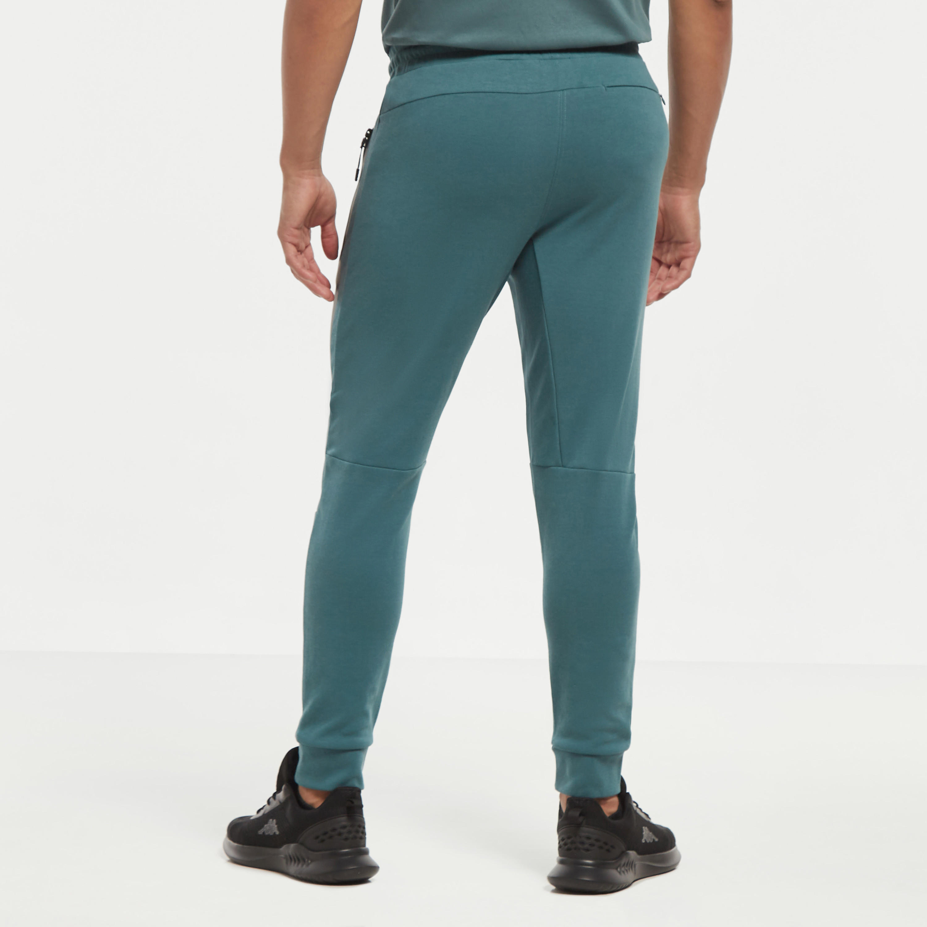 Kappa Solid Joggers with Drawstring Closure and Pockets-men-clothing-sportswearandactivewear-bottoms-image-3