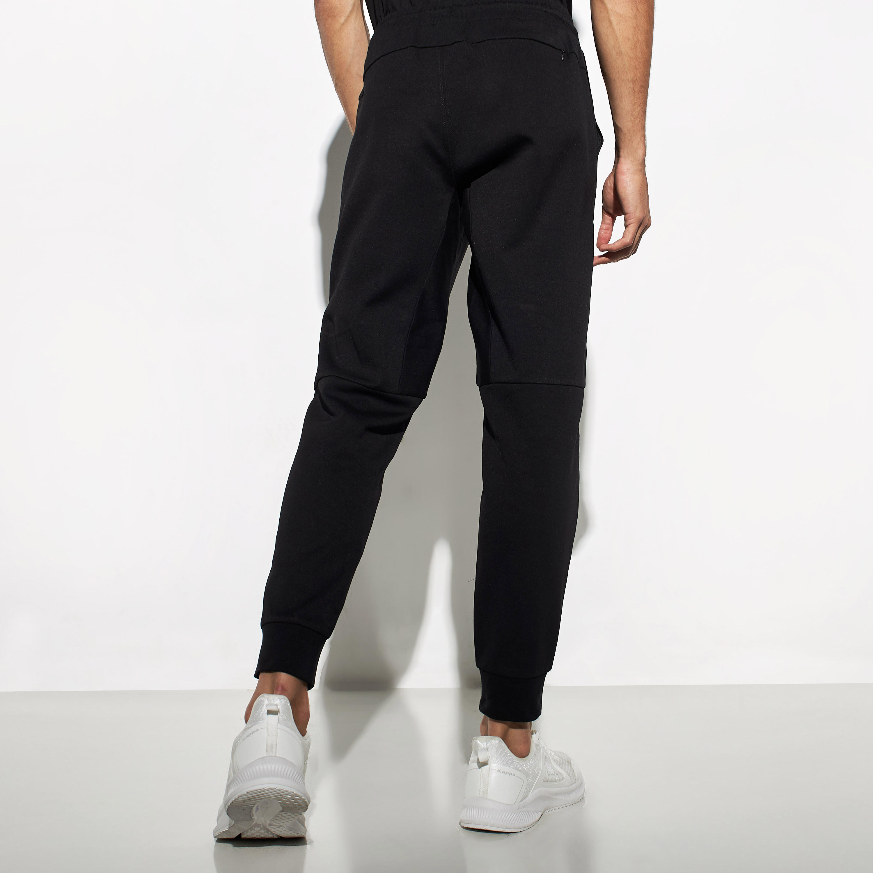 Kappa Solid Joggers with Drawstring Closure and Zipper Pockets-men-clothing-sportswearandactivewear-bottoms-image-2