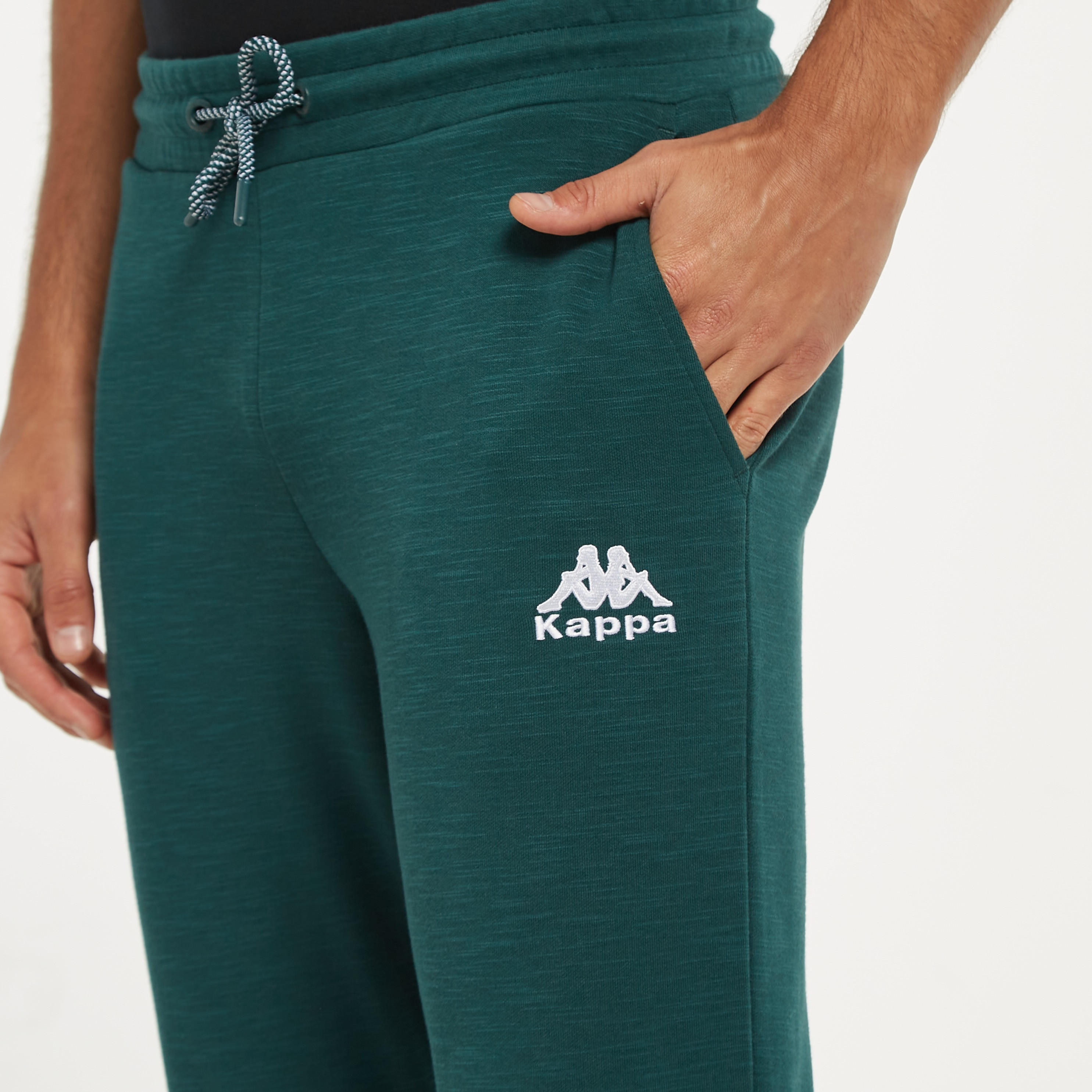 Kappa Logo Detail Joggers with Drawstring Closure and Pockets-men-clothing-sportswearandactivewear-bottoms-image-4