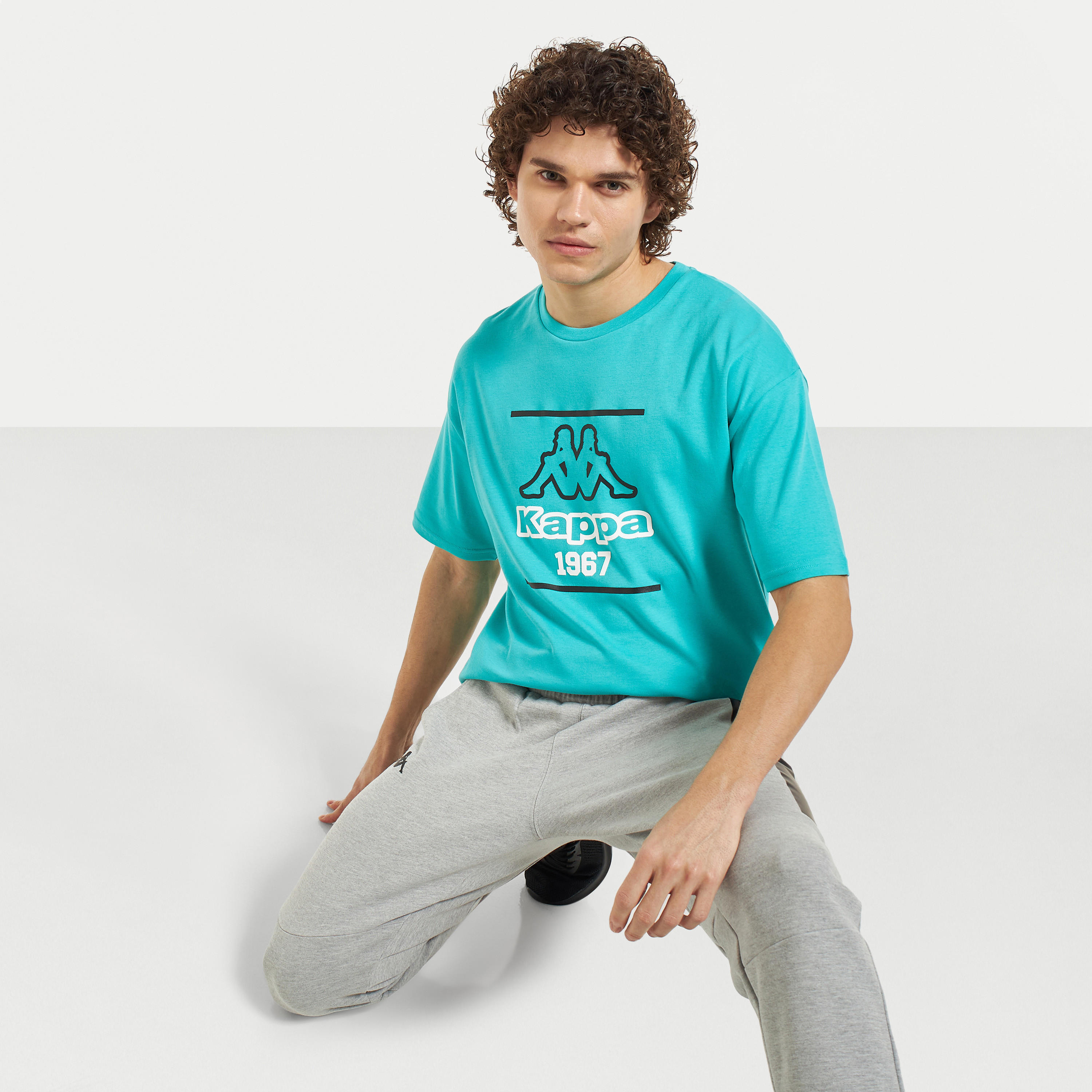 Kappa Printed T-shirt with Crew Neck and Short Sleeves-men-clothing-sportswearandactivewear-tshirtsandpolos-image-1