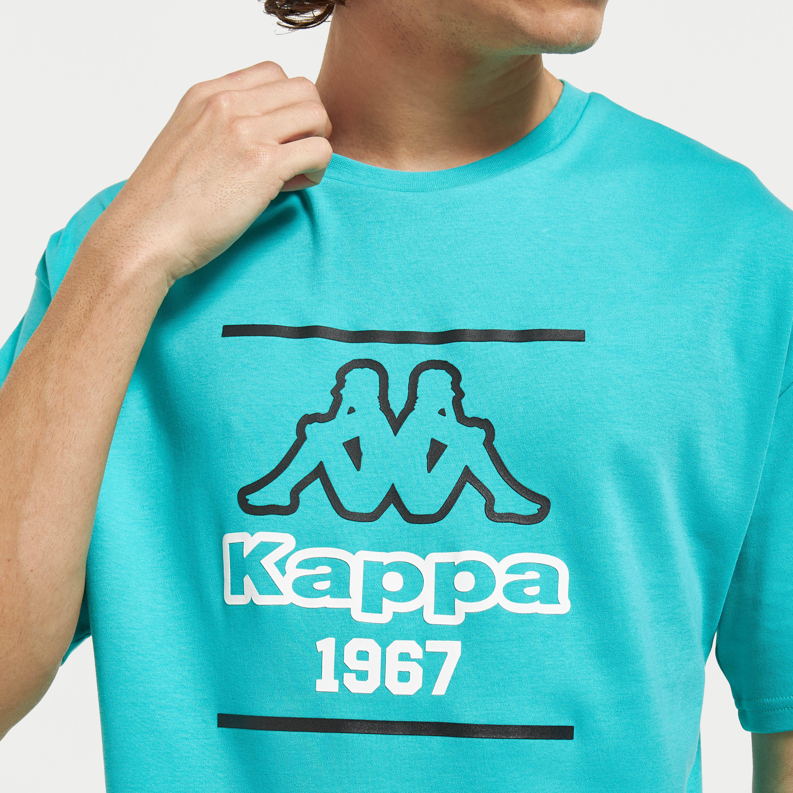 Kappa Printed T-shirt with Crew Neck and Short Sleeves-men-clothing-sportswearandactivewear-tshirtsandpolos-image-4