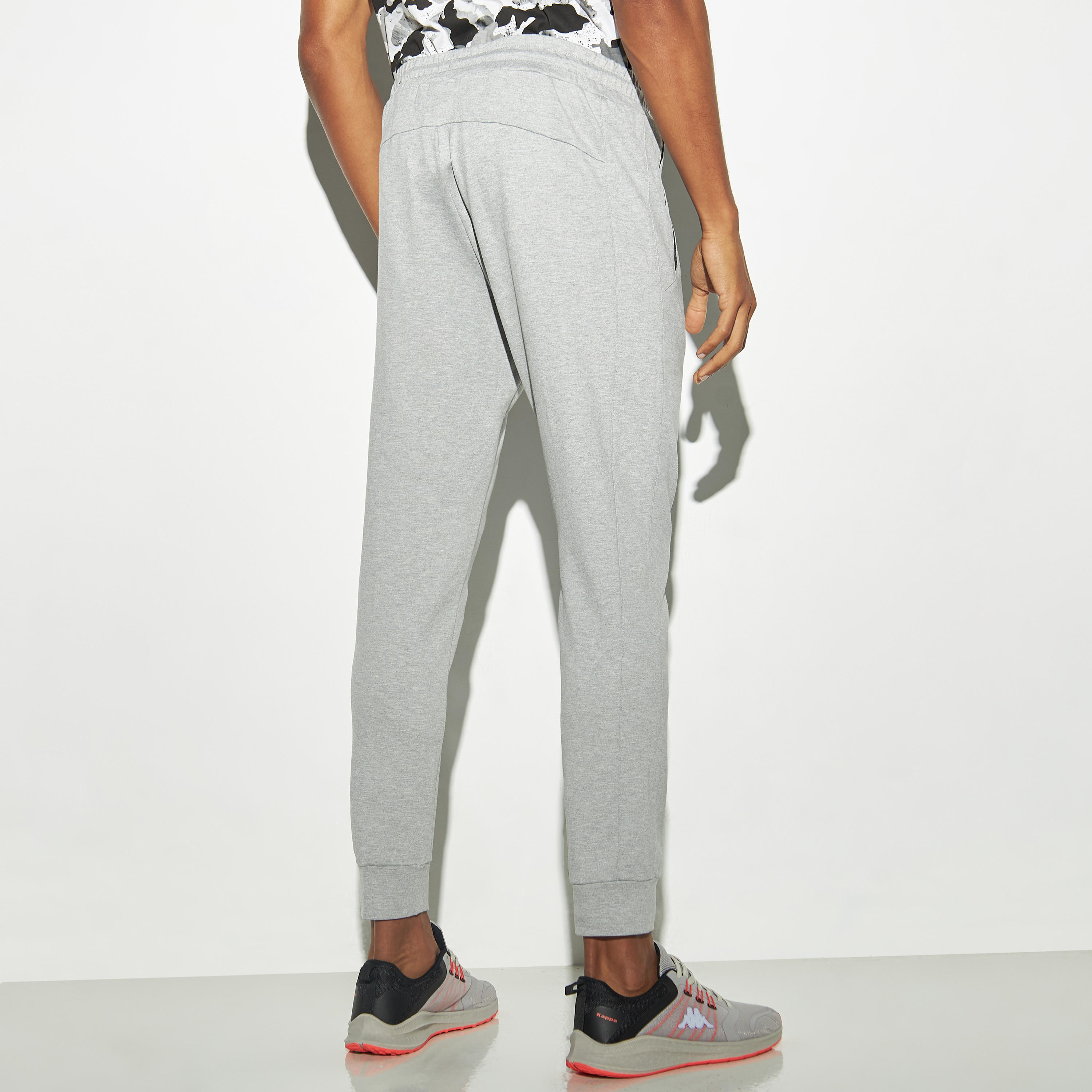 Kappa Logo Print Joggers with Drawstring Closure and Pockets-men-clothing-sportswearandactivewear-tracksuits-image-3
