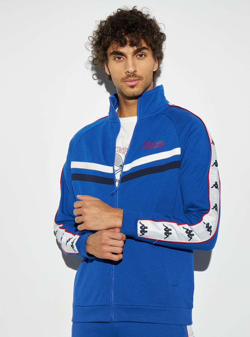 Kappa Panelled Zip Through High Neck Jacket with Pockets-men-clothing-jacketsandblazers-jackets-image-1