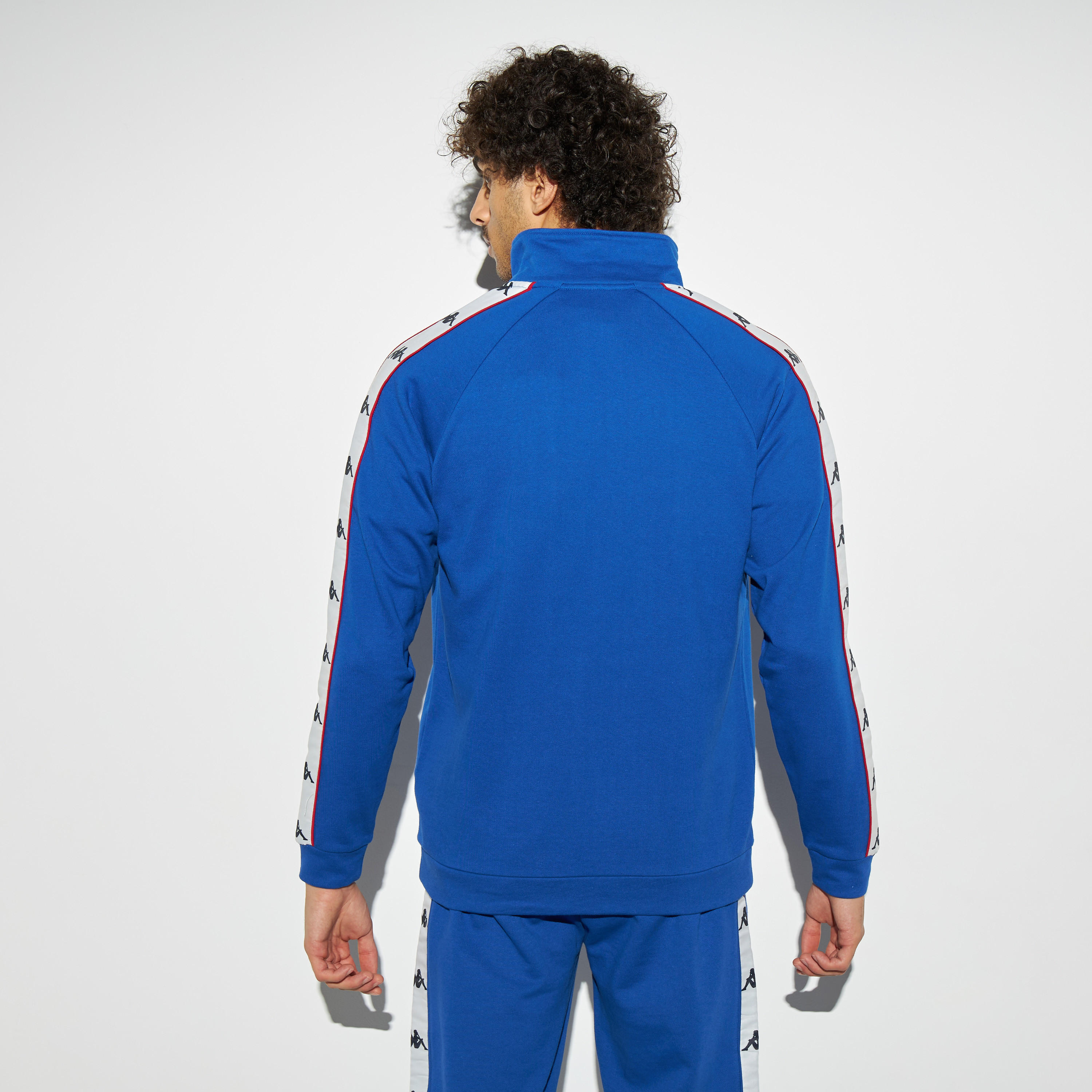 Kappa Panelled Zip Through High Neck Jacket with Pockets-men-clothing-jacketsandblazers-jackets-image-4