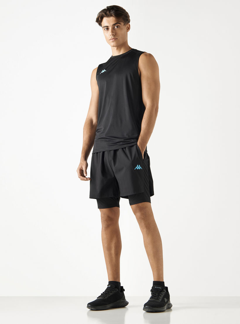 Kappa Logo Print Sleeveless Performance T-shirt-men-clothing-sportswearandactivewear-tshirtsandpolos-image-2