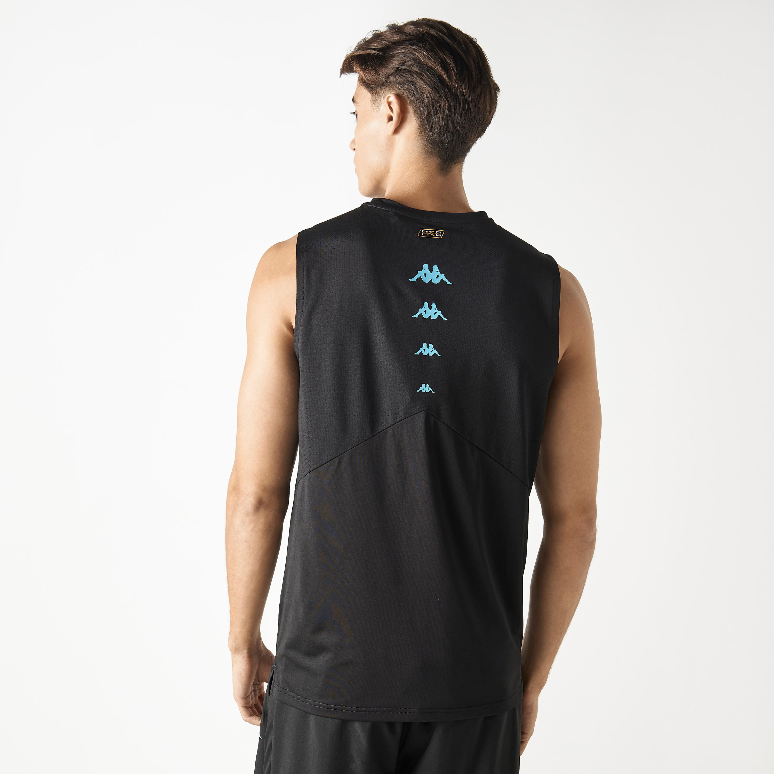Kappa Logo Print Sleeveless Performance T-shirt-men-clothing-sportswearandactivewear-tshirtsandpolos-image-3