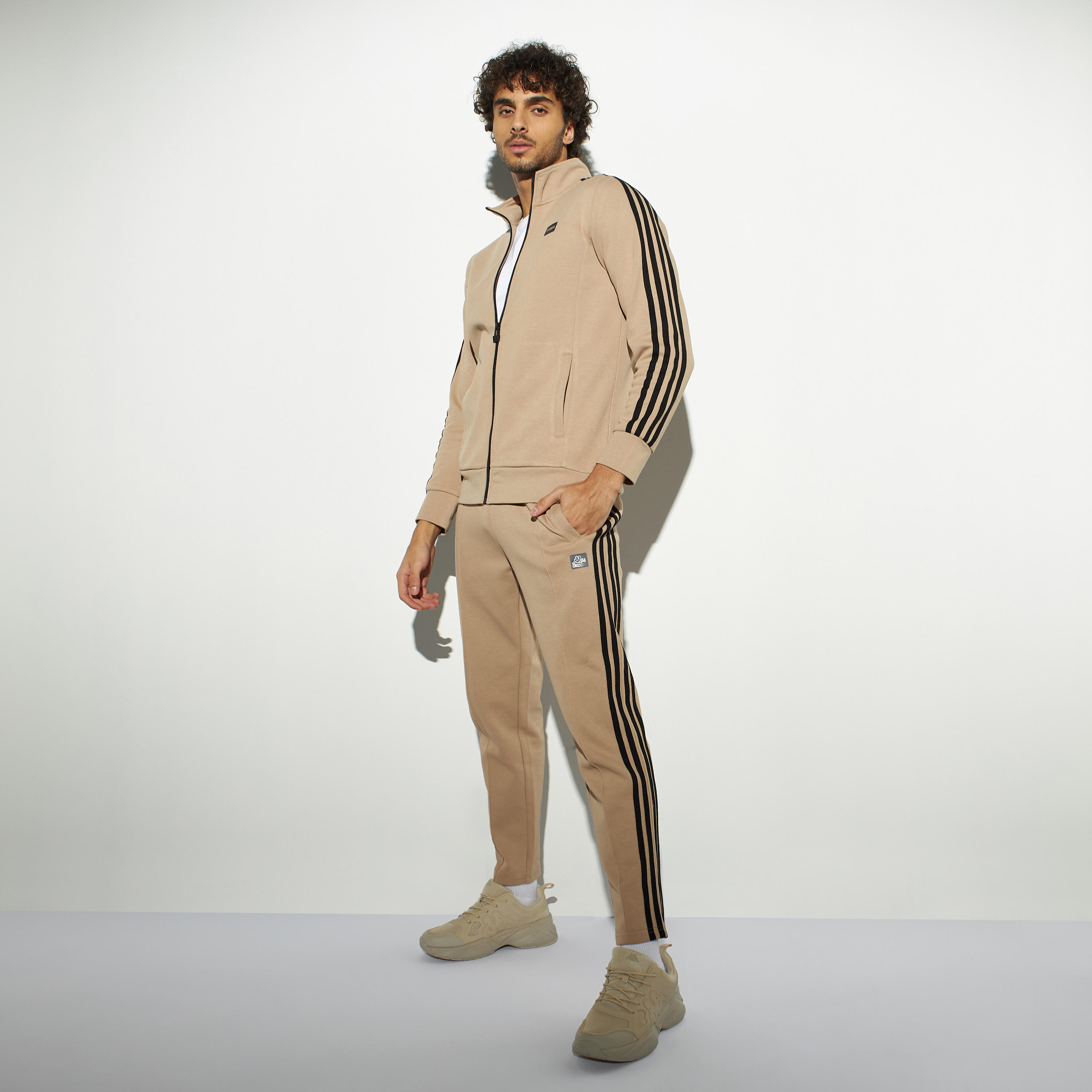 Kappa Tape Detail Zip Through Performance Jacket-men-clothing-jacketsandblazers-jackets-image-2
