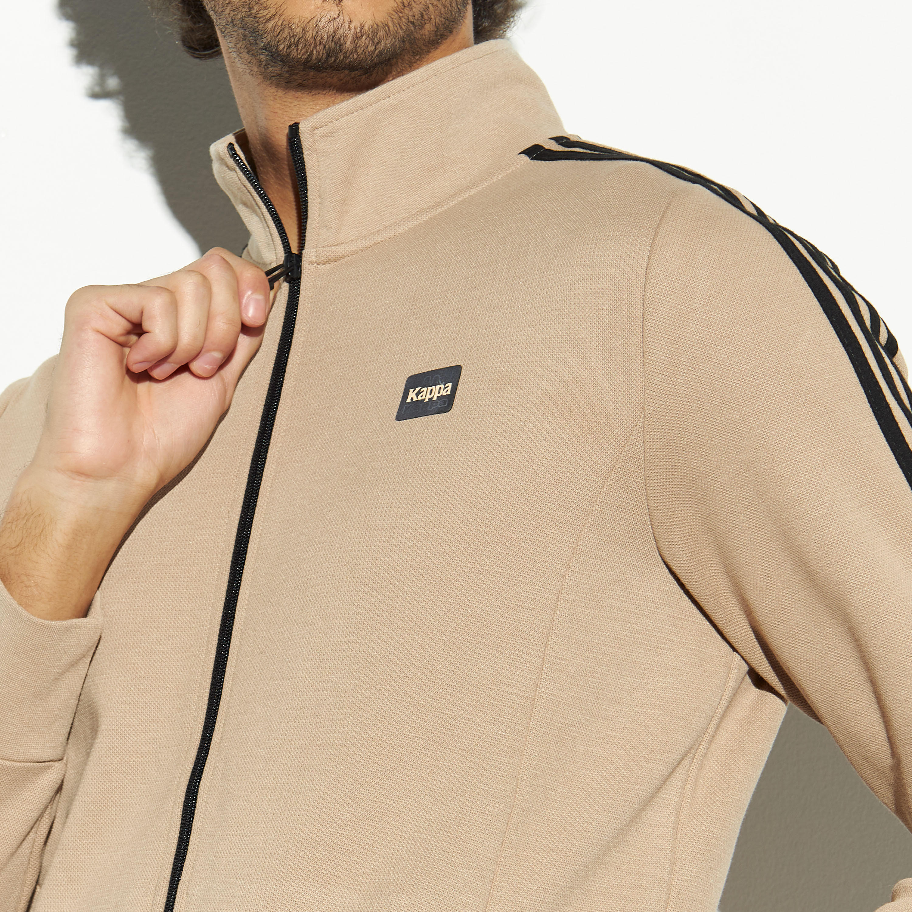 Kappa Tape Detail Zip Through Performance Jacket-men-clothing-jacketsandblazers-jackets-image-3