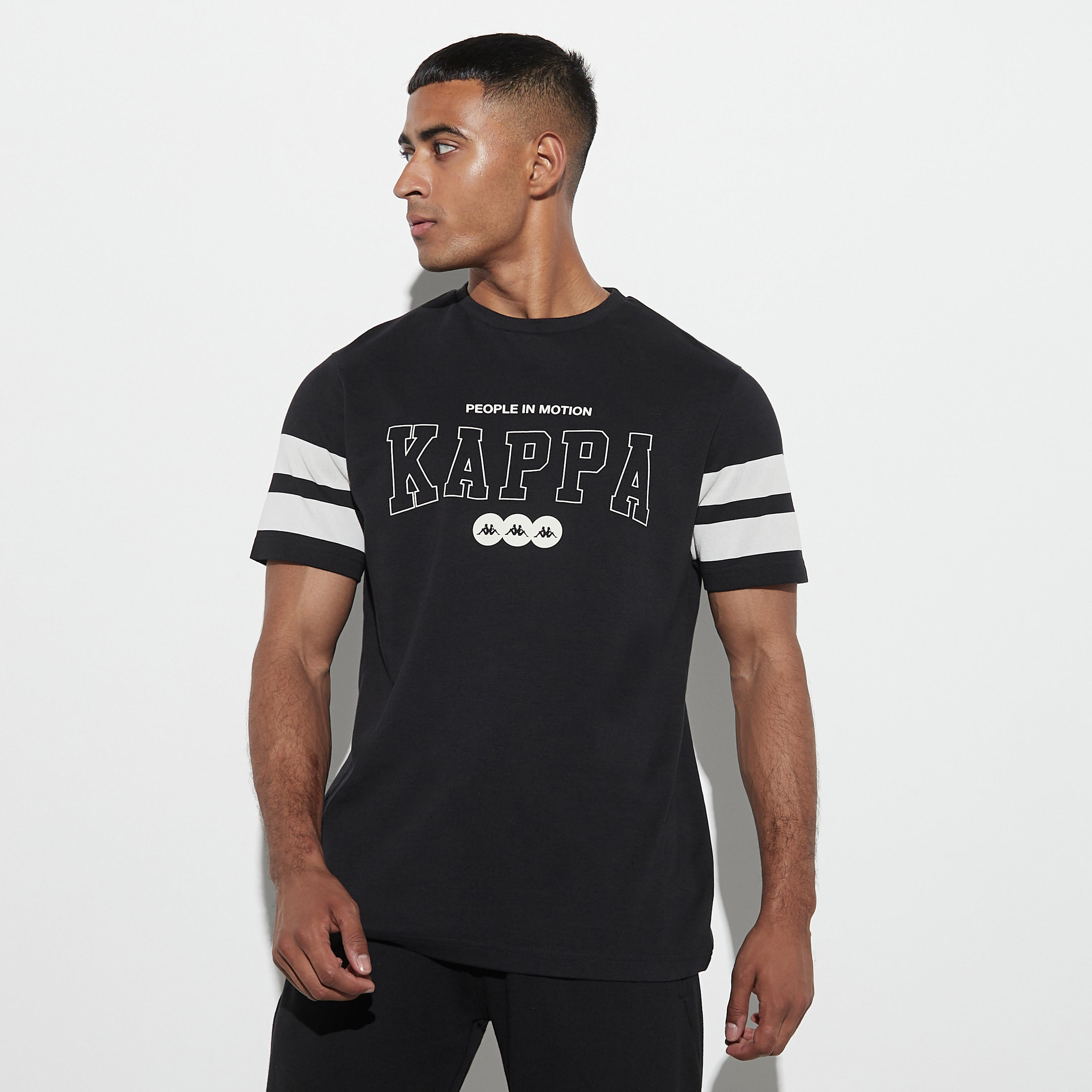 Kappa Graphic Print Crew Neck T-shirt with Short Sleeves-men-clothing-sportswearandactivewear-tshirtsandpolos-image-1