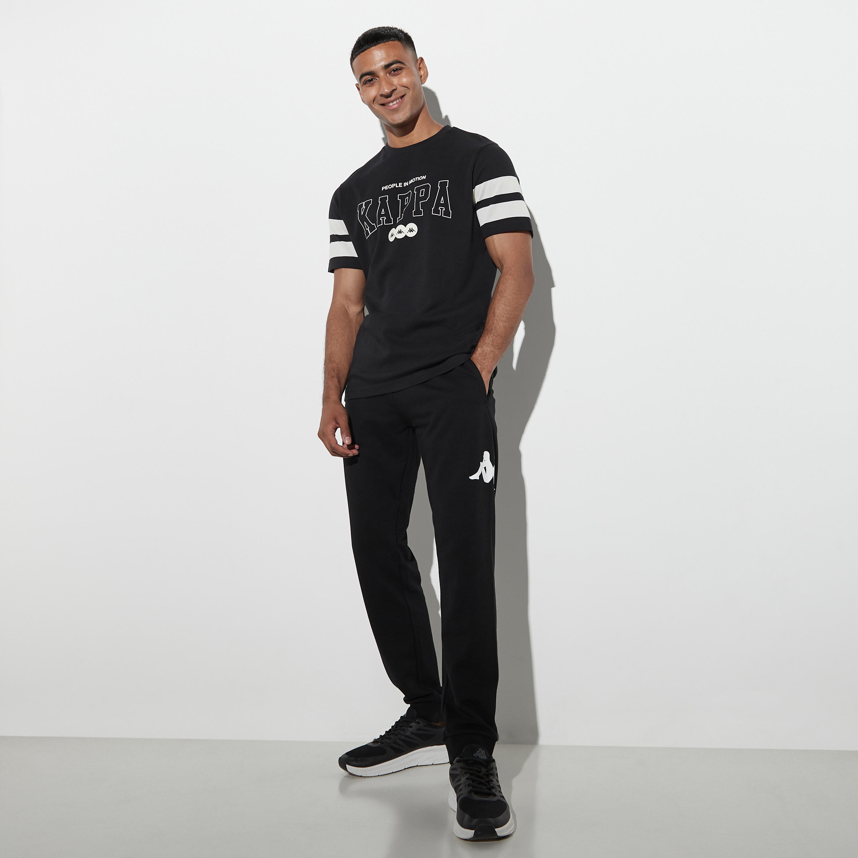 Kappa Graphic Print Crew Neck T-shirt with Short Sleeves-men-clothing-sportswearandactivewear-tshirtsandpolos-image-2