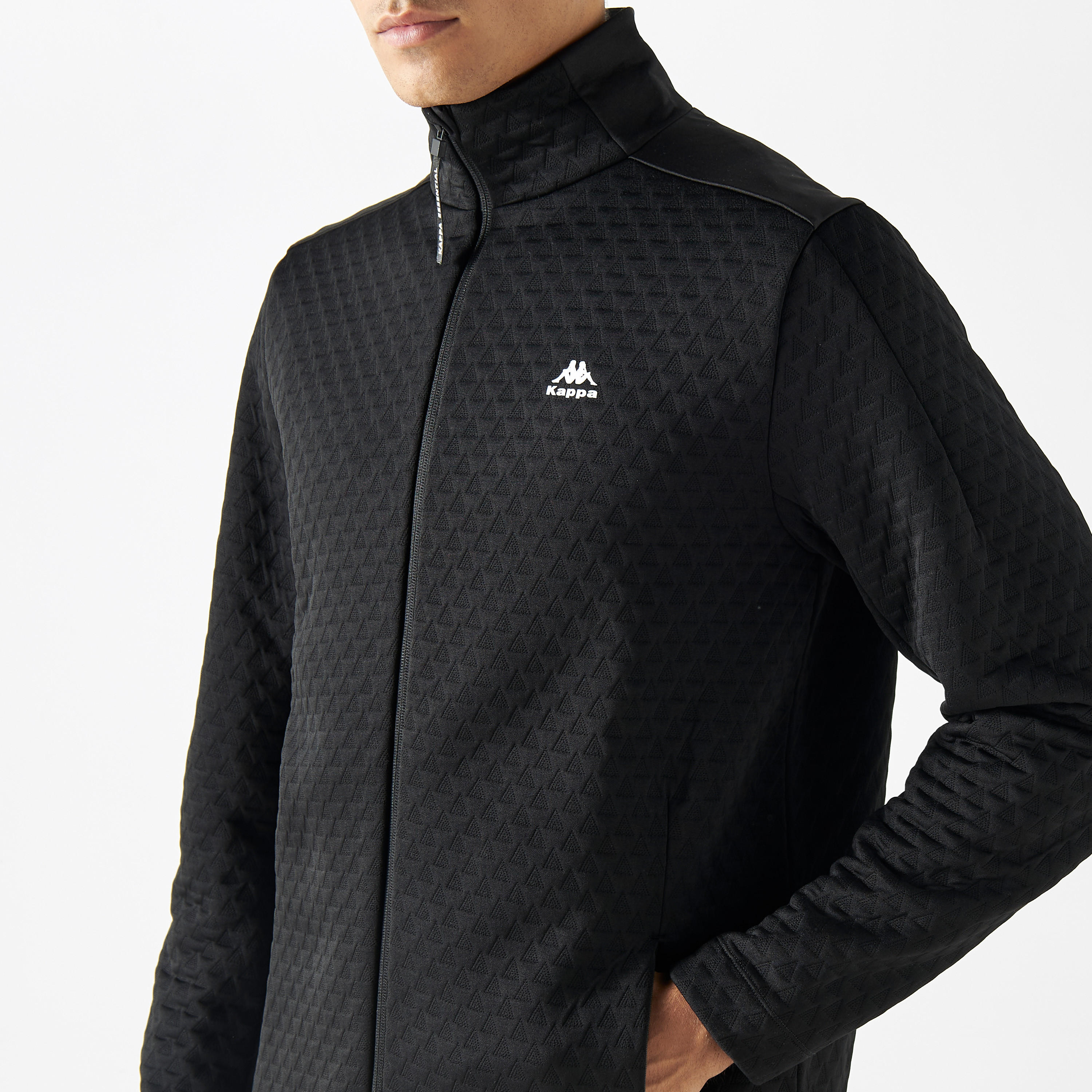 جاكيت مبطن بسحّاب وياقة عالية وأكمام طويلة من كابا-men-clothing-jacketsandblazers-jackets-image-4