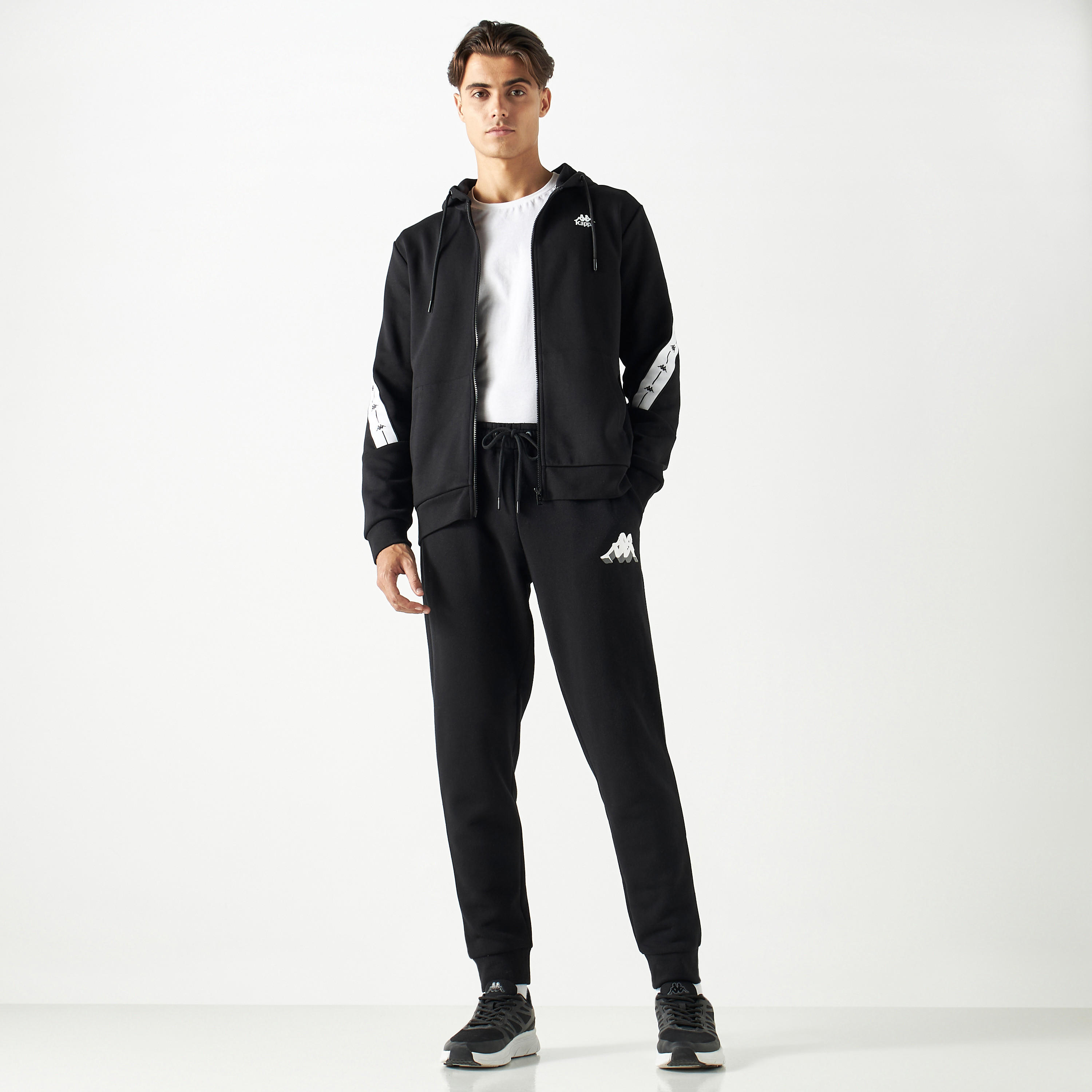 Kappa Logo Detail Joggers with Drawstring Closure and Pockets-men-clothing-sportswearandactivewear-tracksuits-image-2